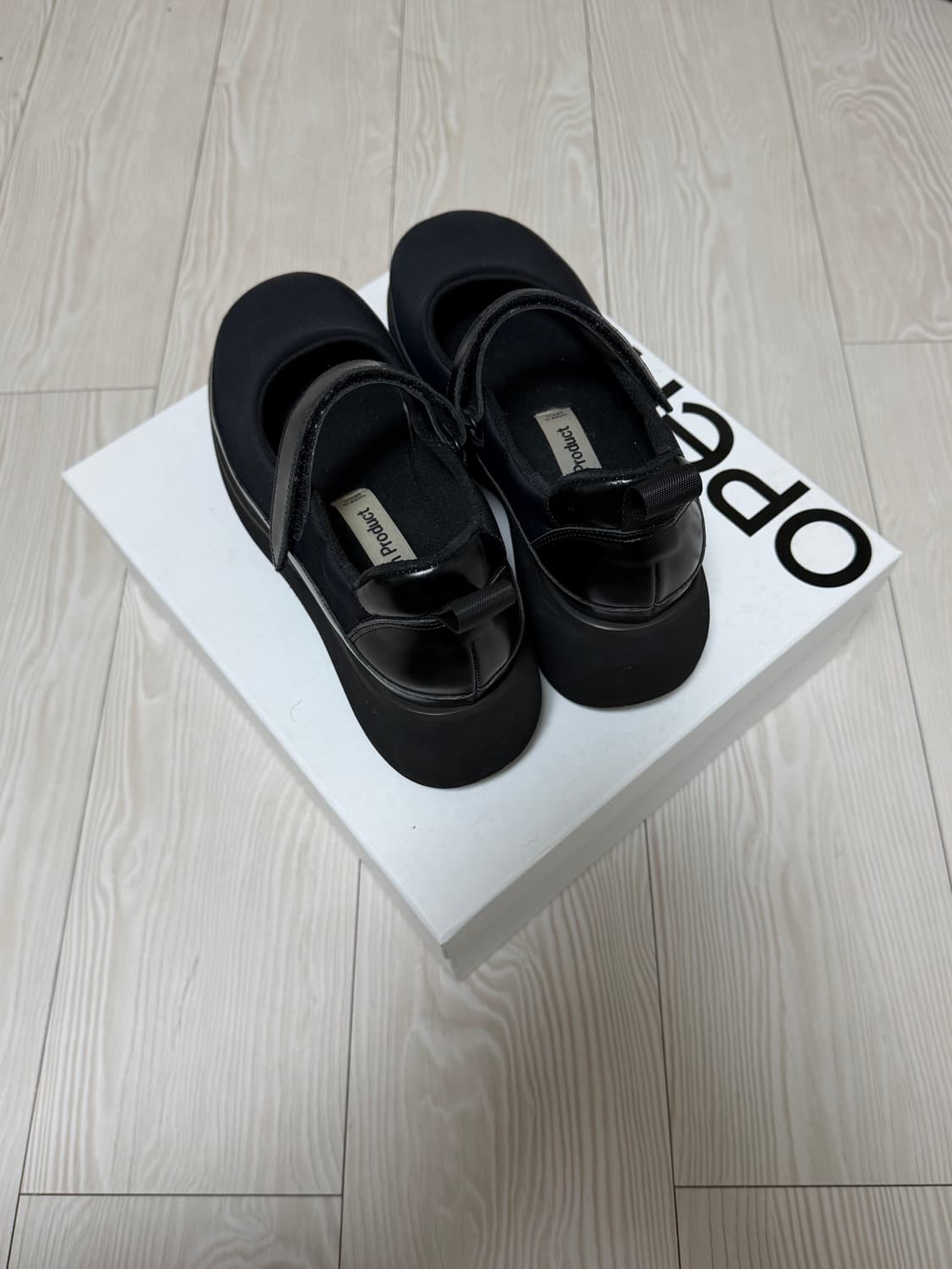 더오픈프로덕트 NEOPRENE PLATFORM MARYJANE 블랙 상품이미지2