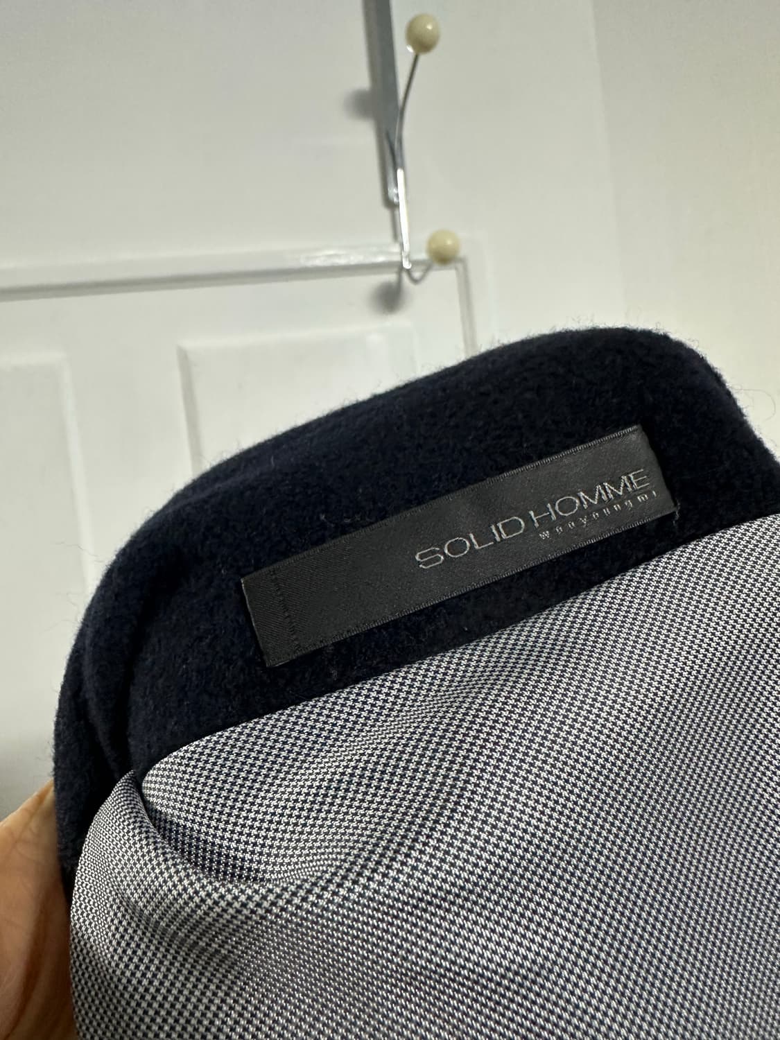 솔리드옴므 울 캐시미어 더블 코트 상품이미지3