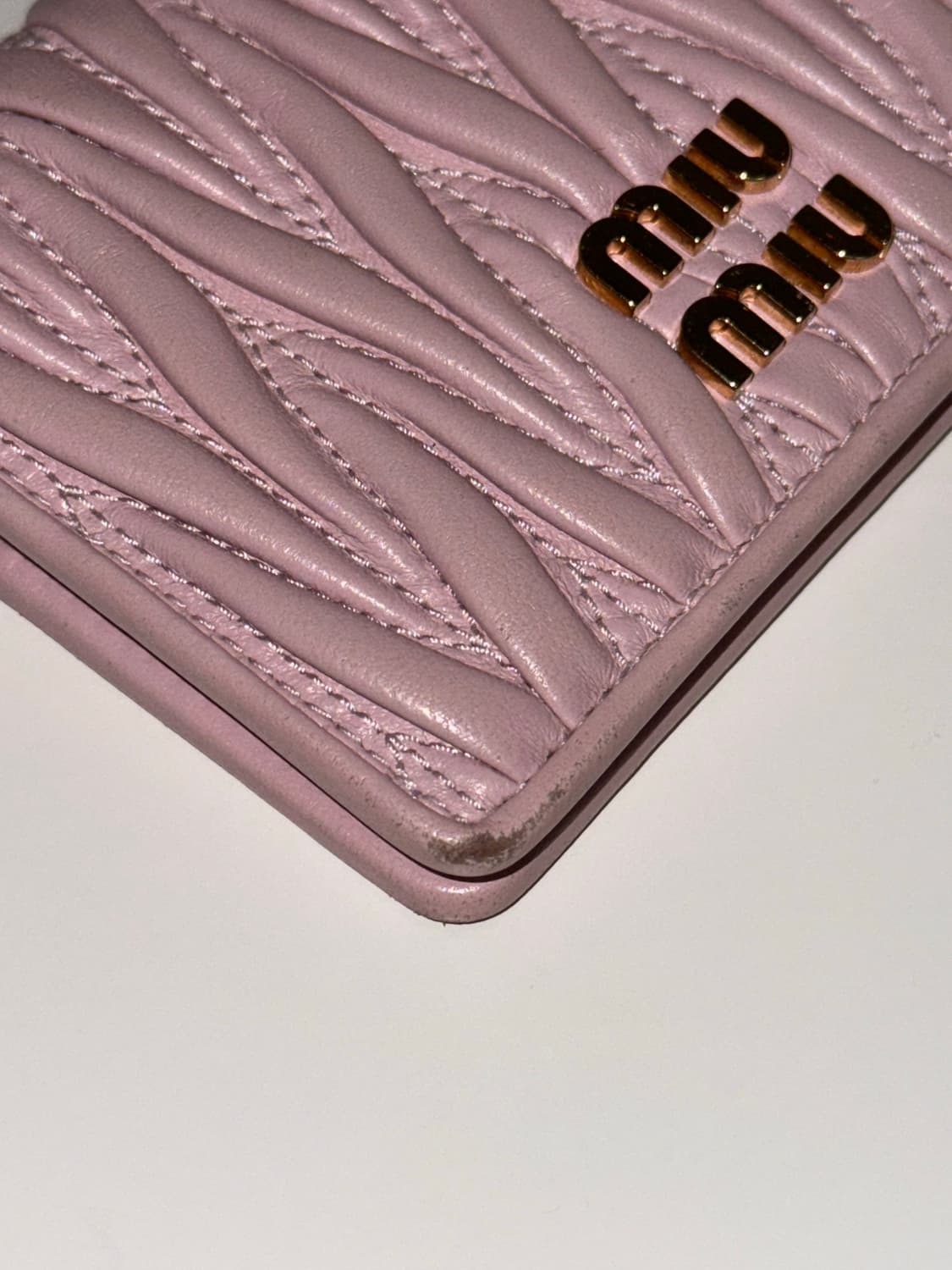 미우미우 카드지갑 핑크 상품이미지6