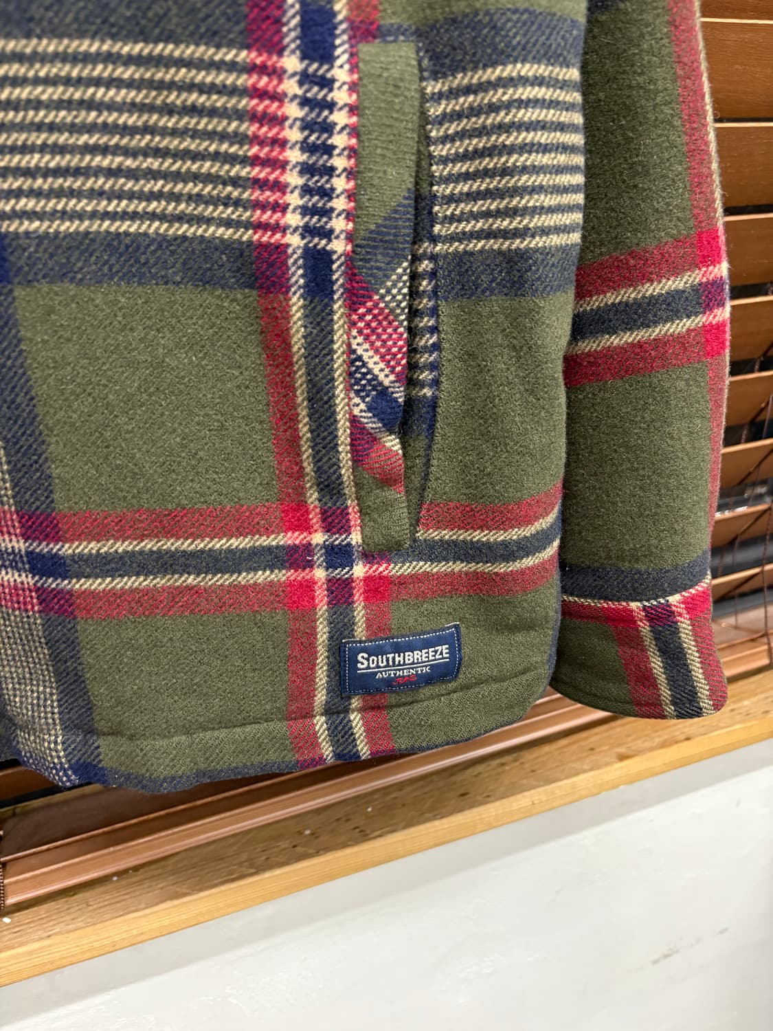 Southbreeze 타탄체크 플란넬 울 자켓 상품이미지9