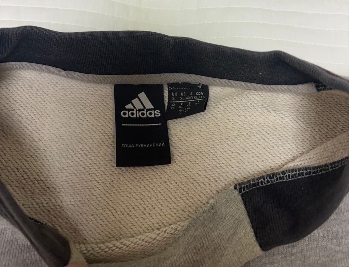 고샤 아디다스 스웻셔츠 맨투맨 그레이 / XL 상품이미지2