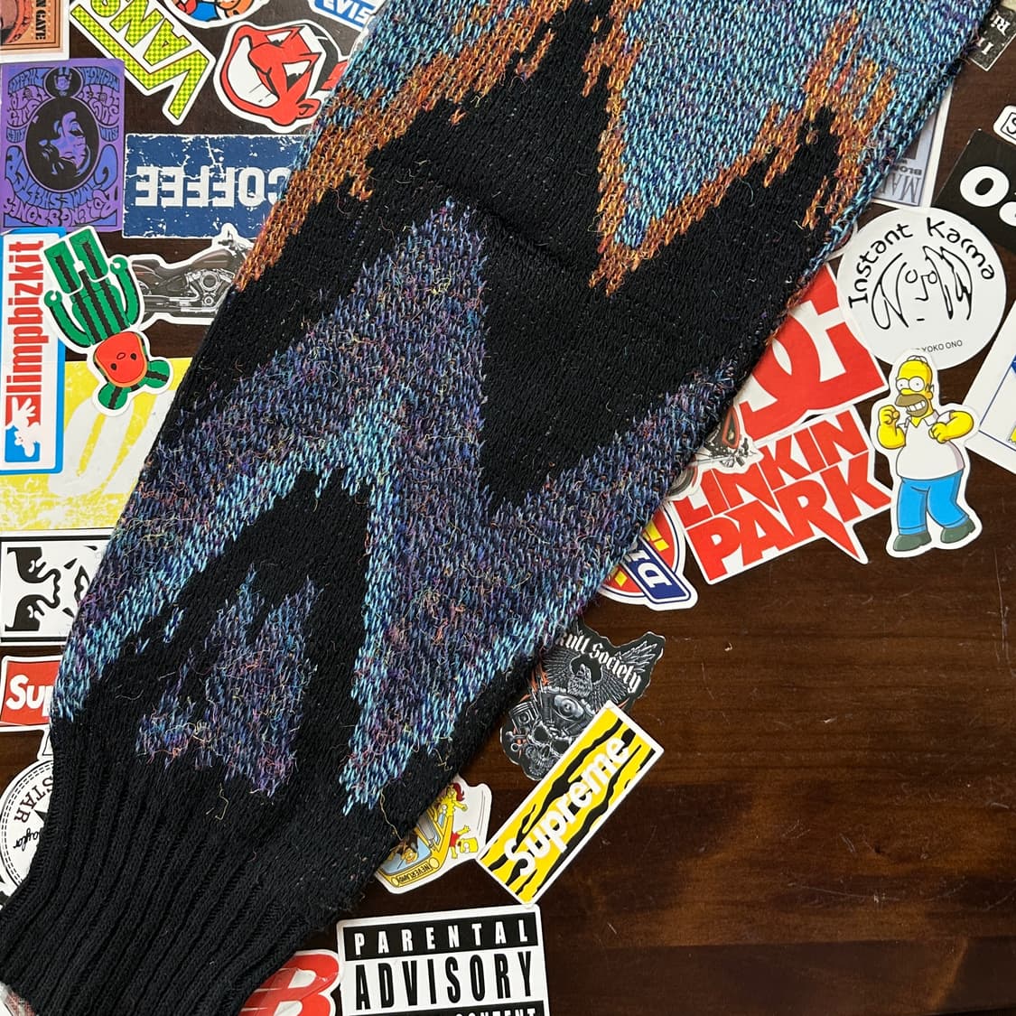 90s 빈티지 아크릴 니트 스웨터 S(M) 상품이미지4