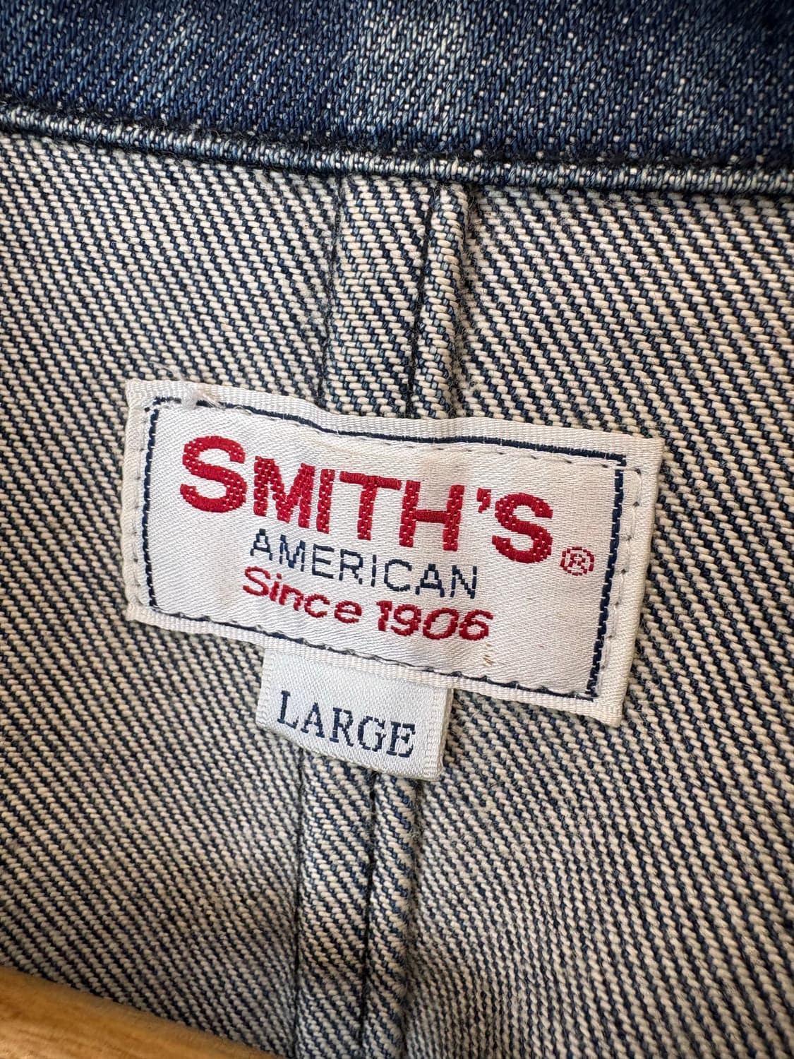 스미스 아메리칸 빈티지 데님 커버올 워크자켓 상품이미지7
