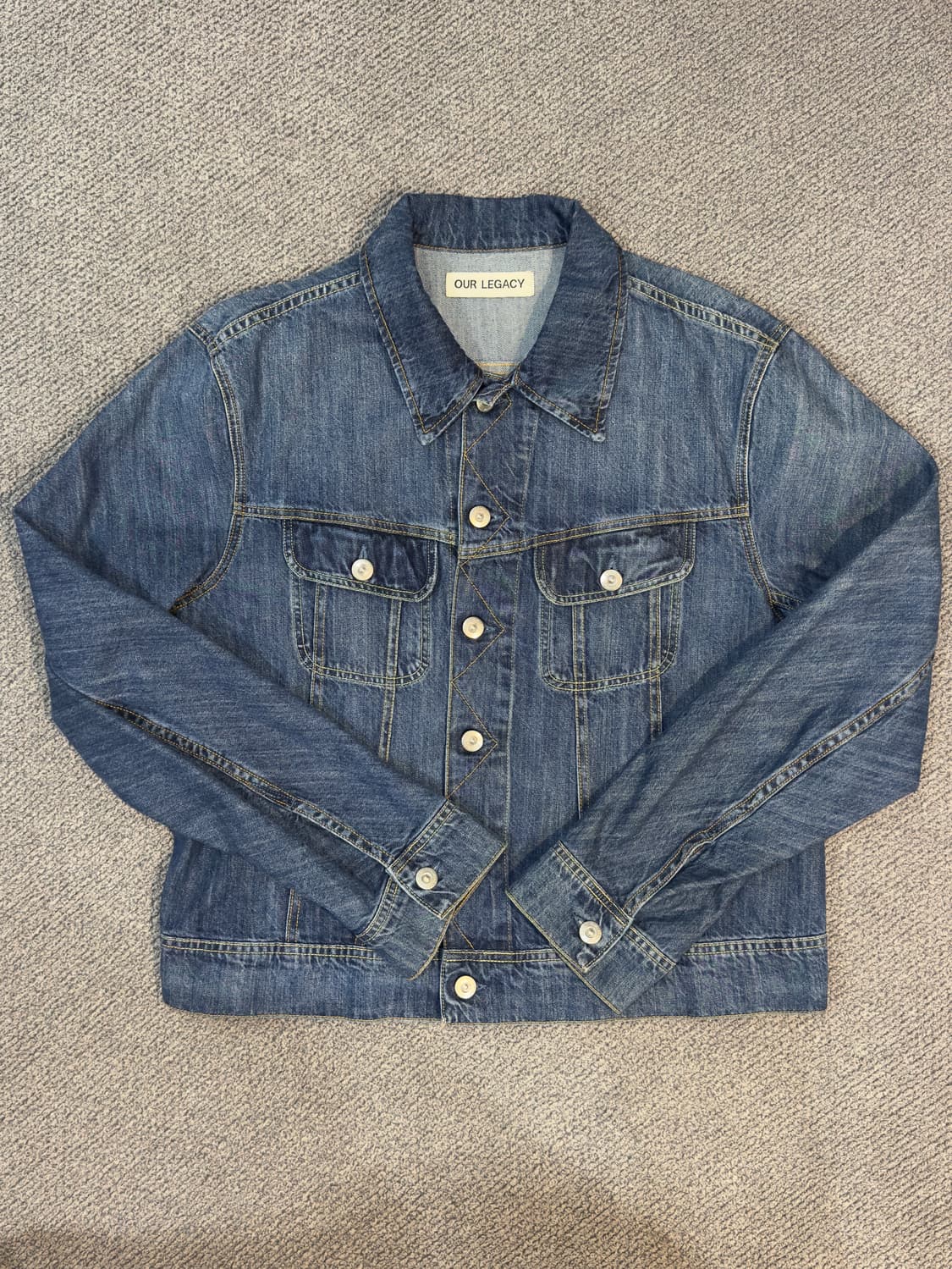 아워레가시 데님 셋업 재킷 48 팬츠 46 상품이미지2