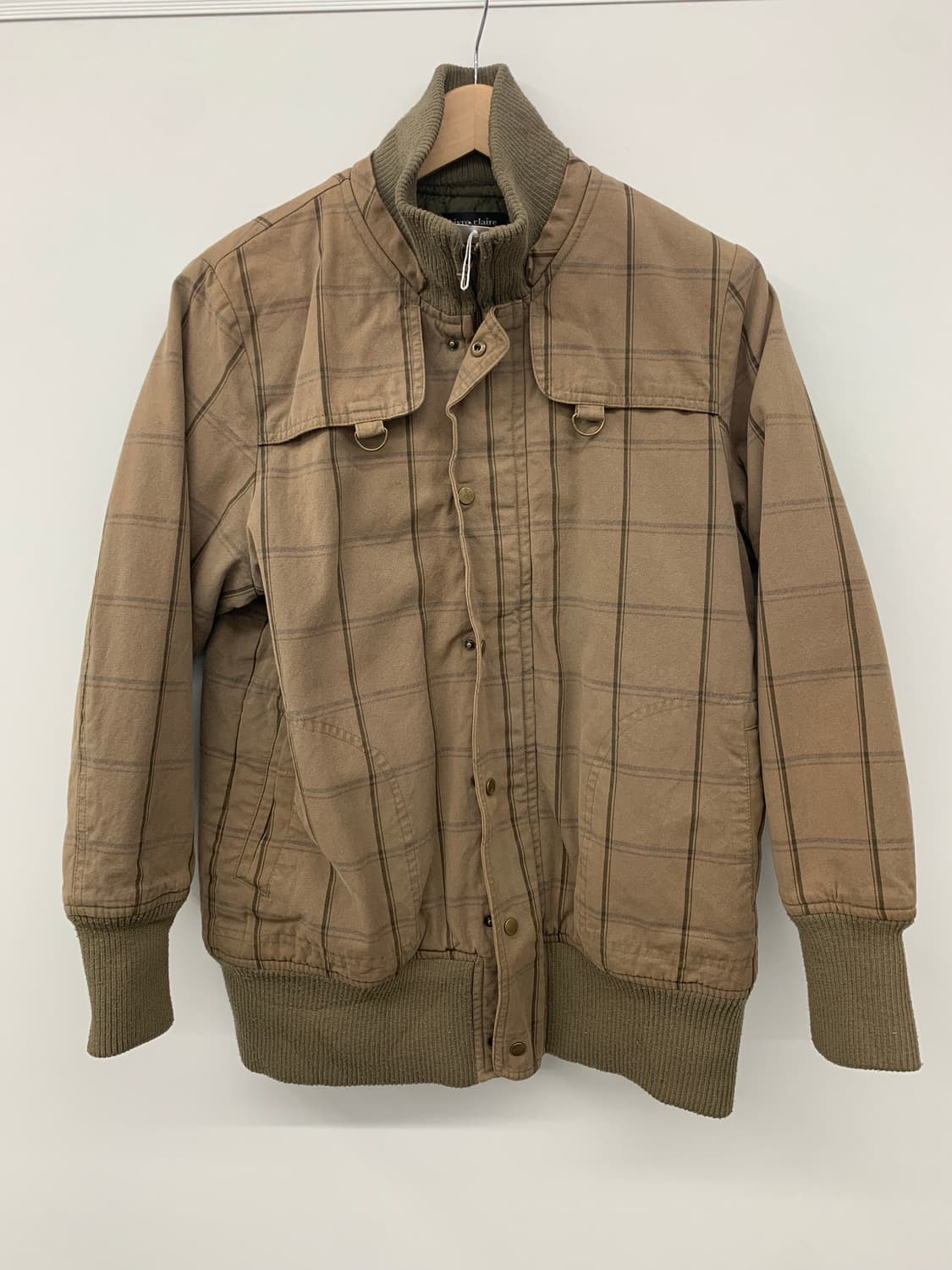 재패니즈 체크 봄버자켓 상품이미지3