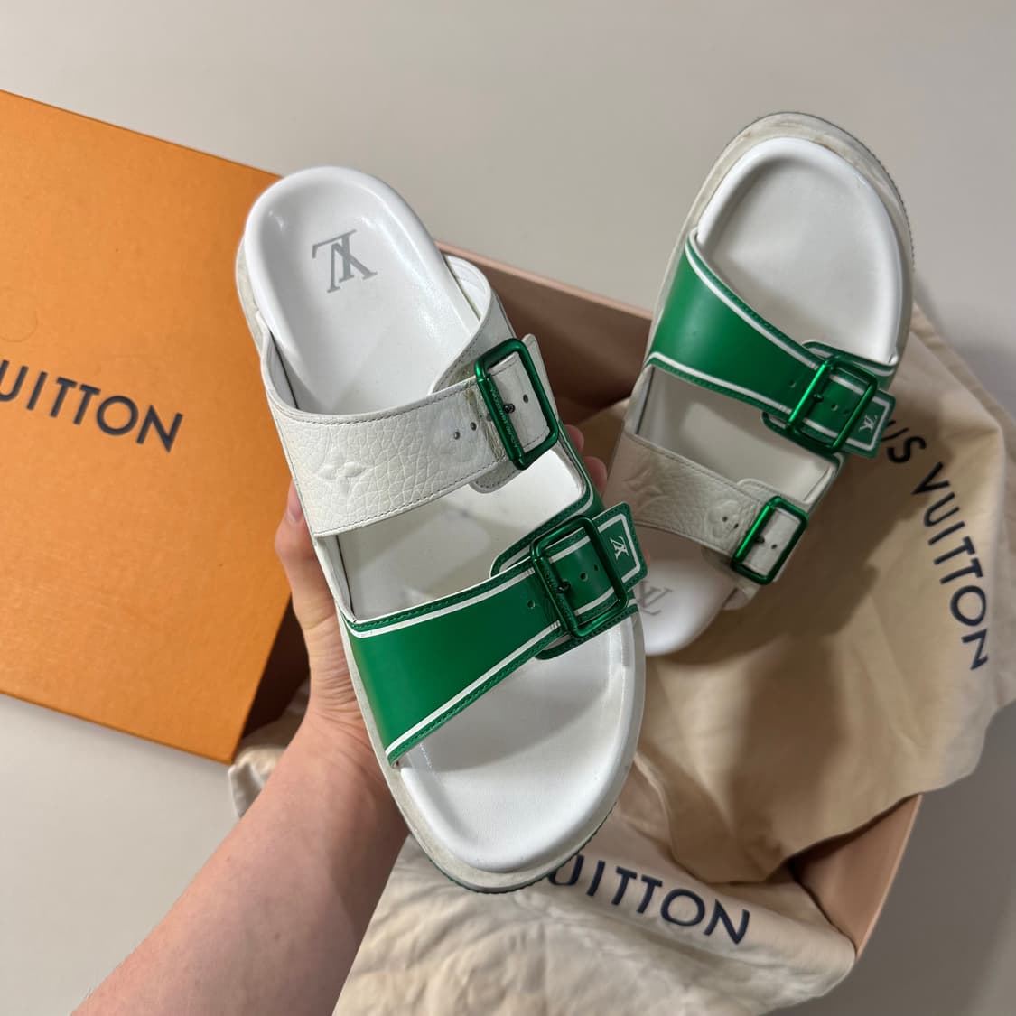 [백화점판/8.5]루이비통 트레이너 뮬 샌들 / 슬리퍼 상품이미지8
