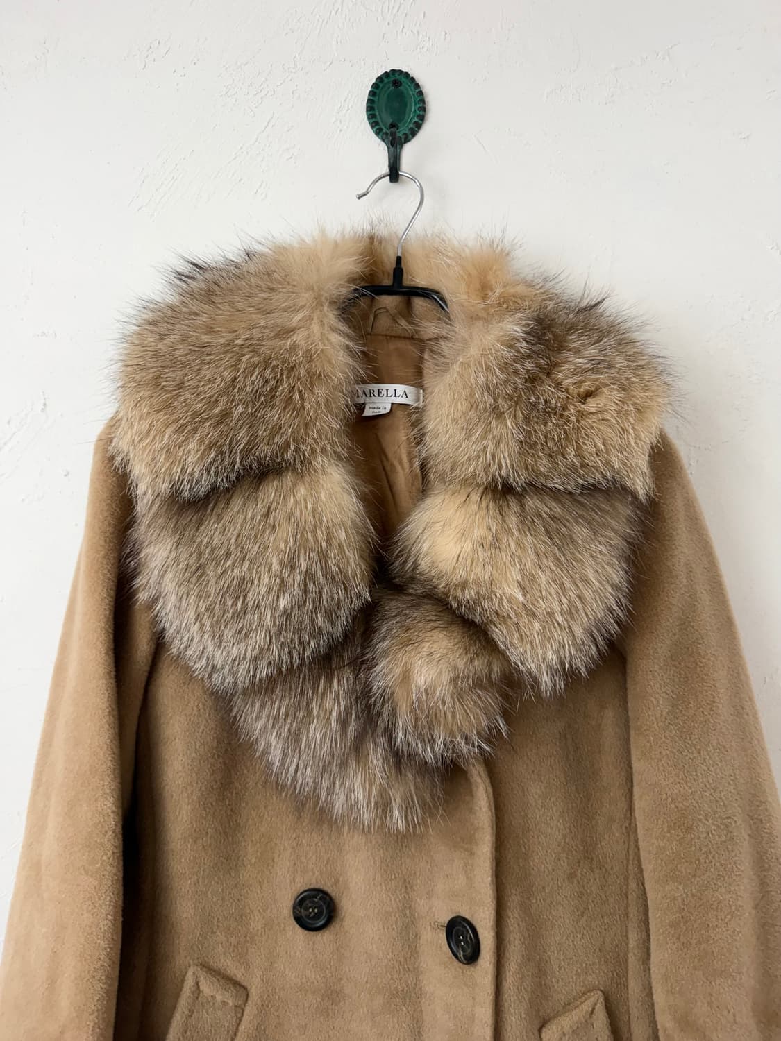 MARELLA by Max Mara 폭스퍼 트리밍 코트 상품이미지2