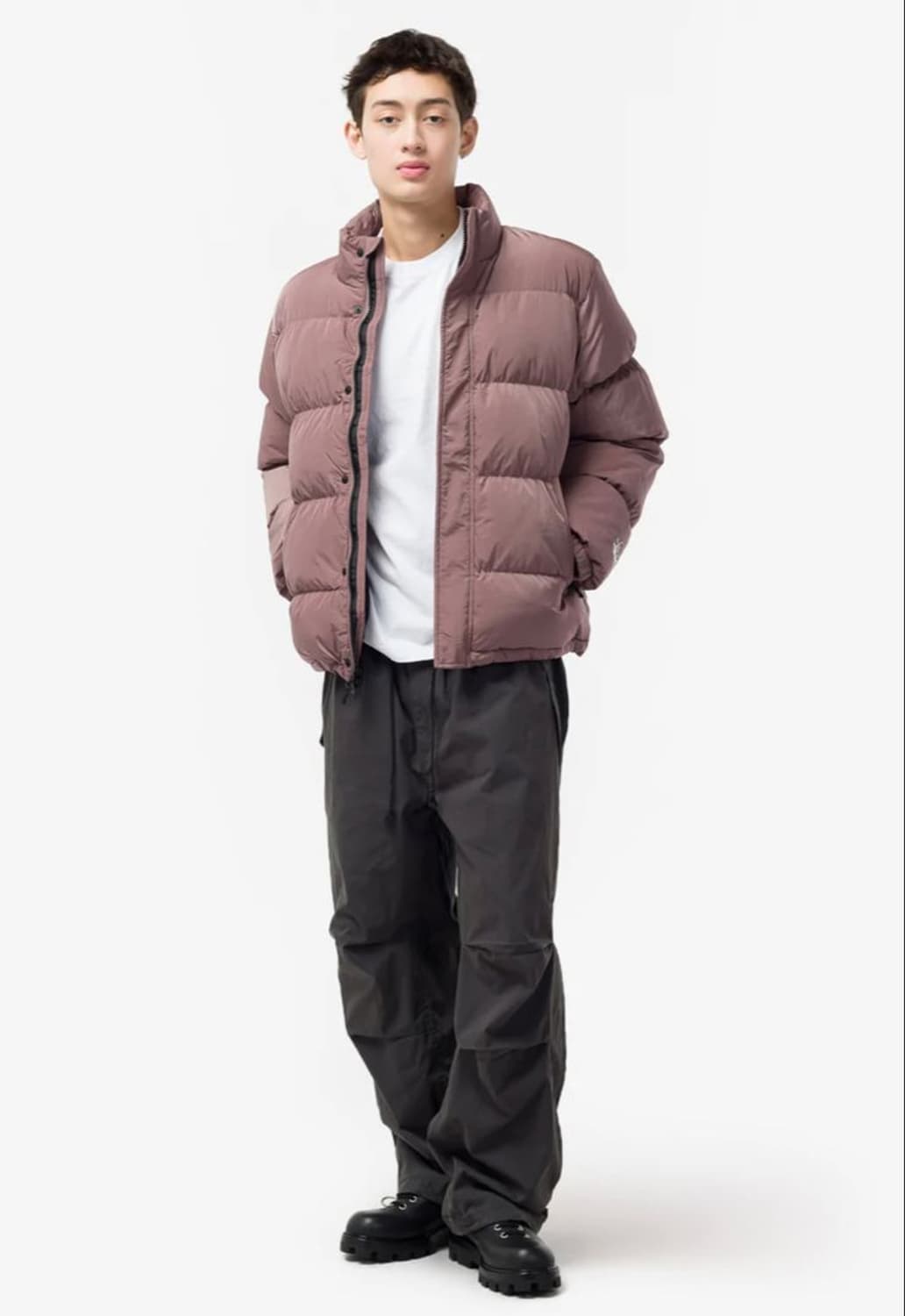 스투시 22F/W 립스탑 푸퍼 패딩 로즈 M 상품이미지4