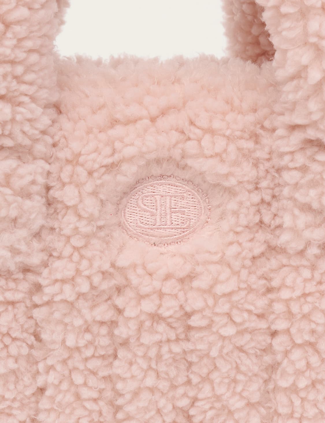 (미사용) 시엔느 시어링 베어 패딩 백 - 베이비 핑크 상품이미지2