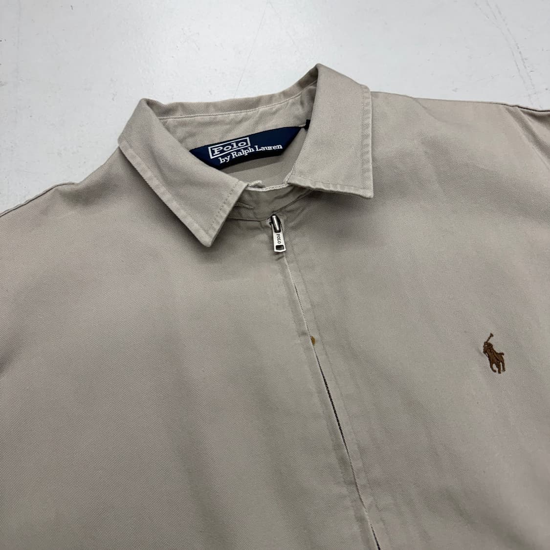 폴로 90s 브라운 포니 코튼 스윙톱 자켓 상품이미지3