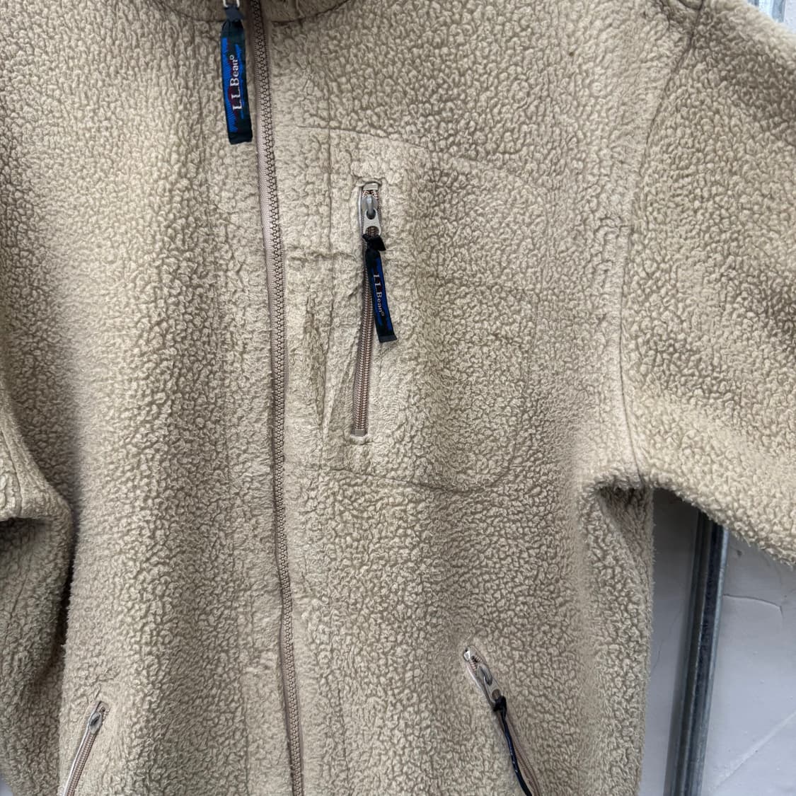 90s LL Bean 엘엘빈 딥파일 후리스자켓XL 상품이미지3