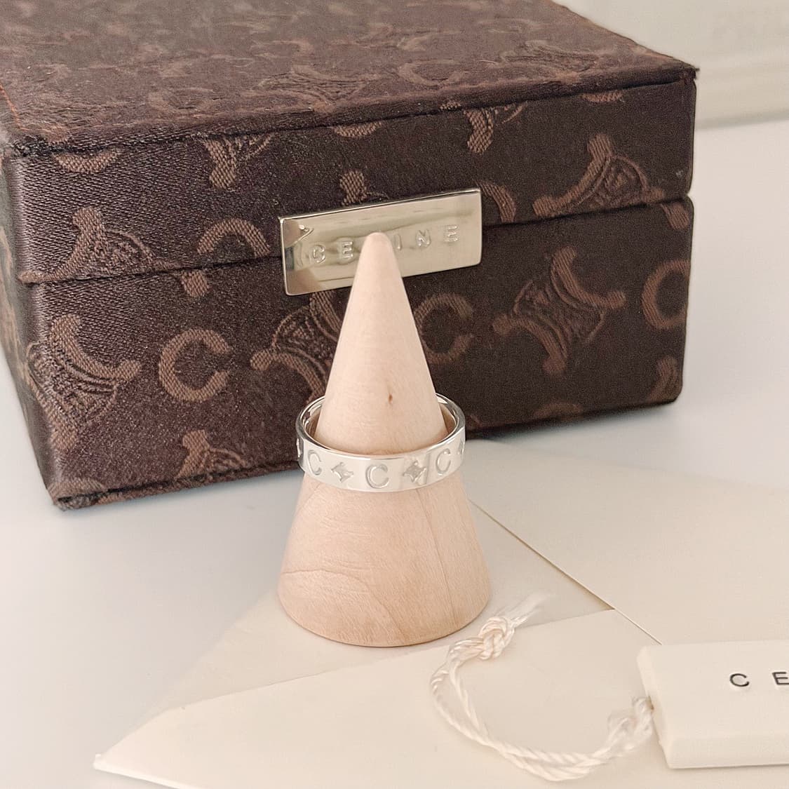 셀린느 마카담 실버 반지 상품이미지6