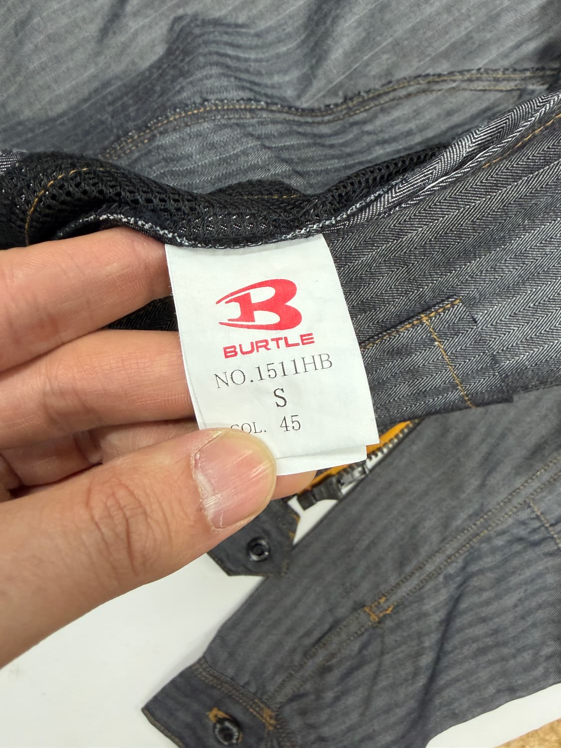 BURTLE 워크웨어 집업 자켓 No.1511HB 상품이미지5