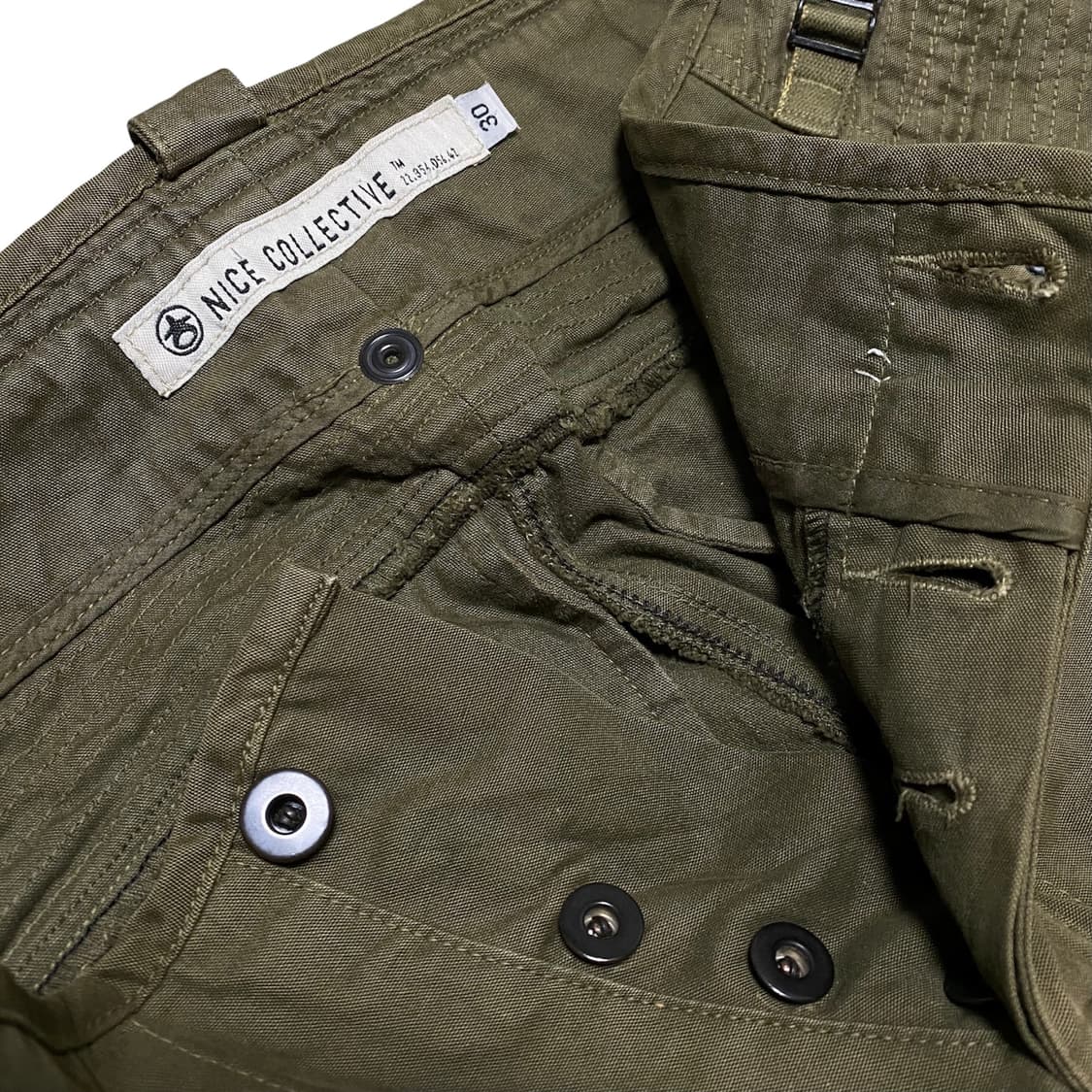 NICE collective 디테일 밀리터리 팬츠 상품이미지5