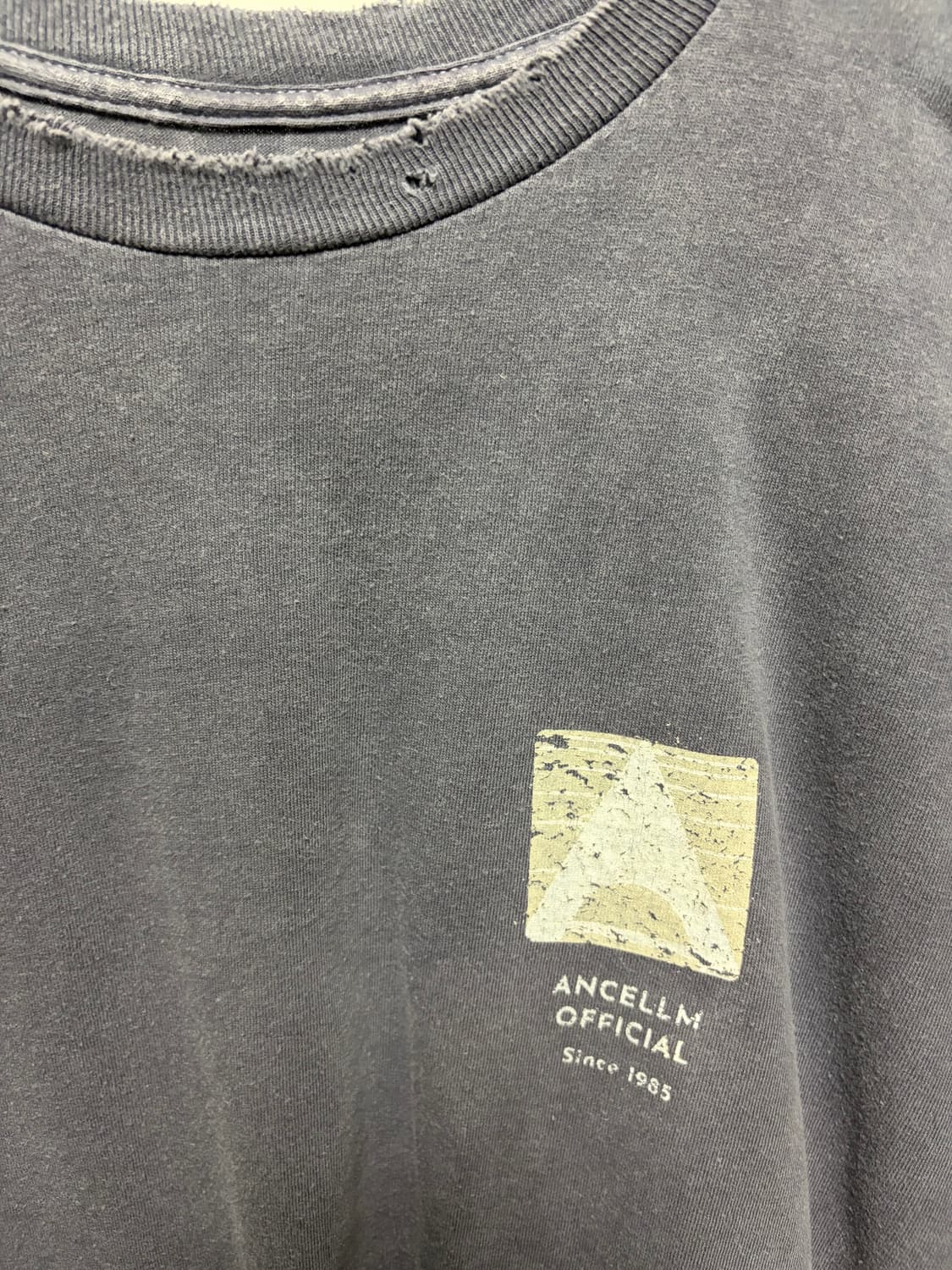 안셀름 25ss 로고 롱슬리브 F Purple 상품이미지4