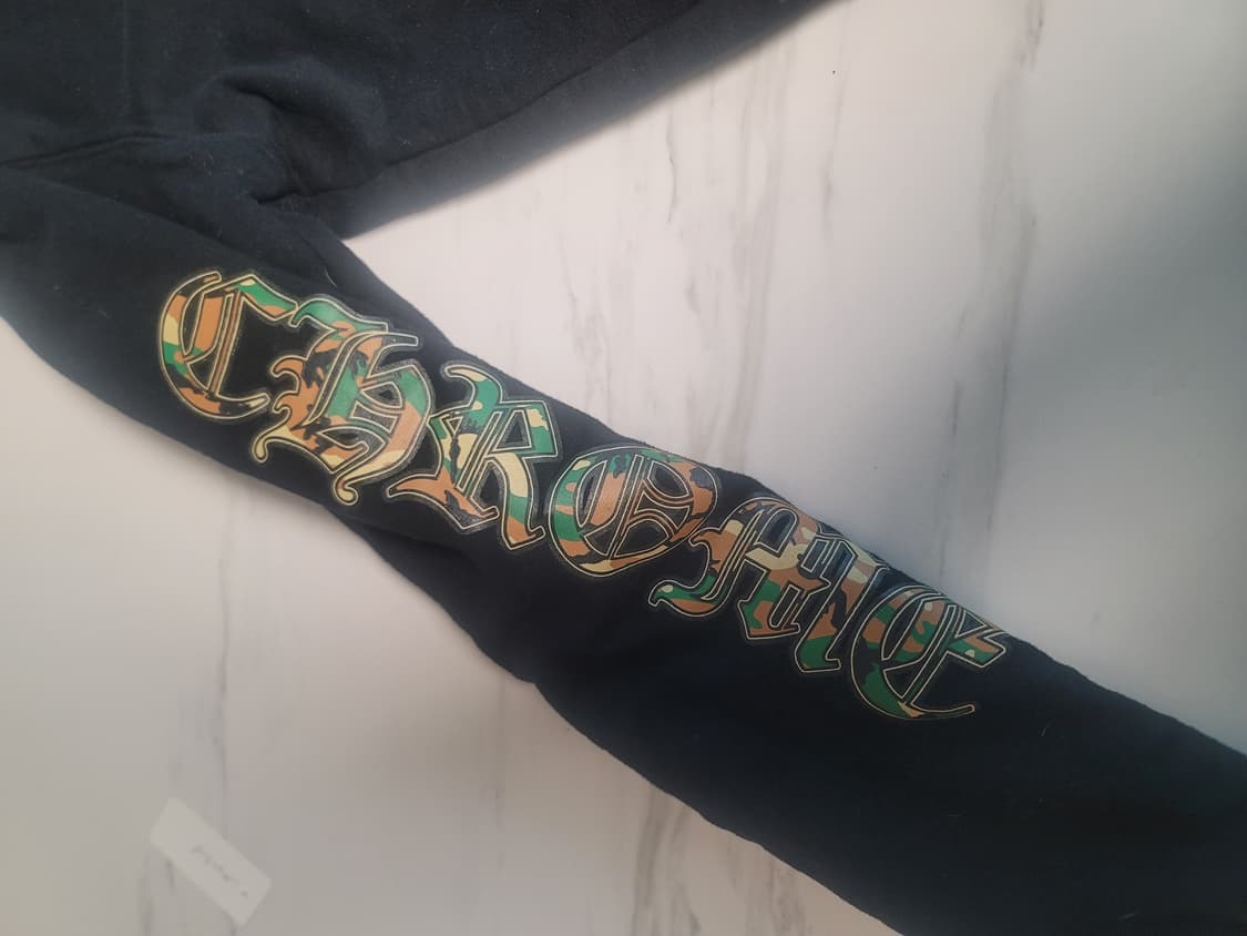 크롬하츠 카모 헤비웨이스트 후드집업 L 교신 상품이미지4