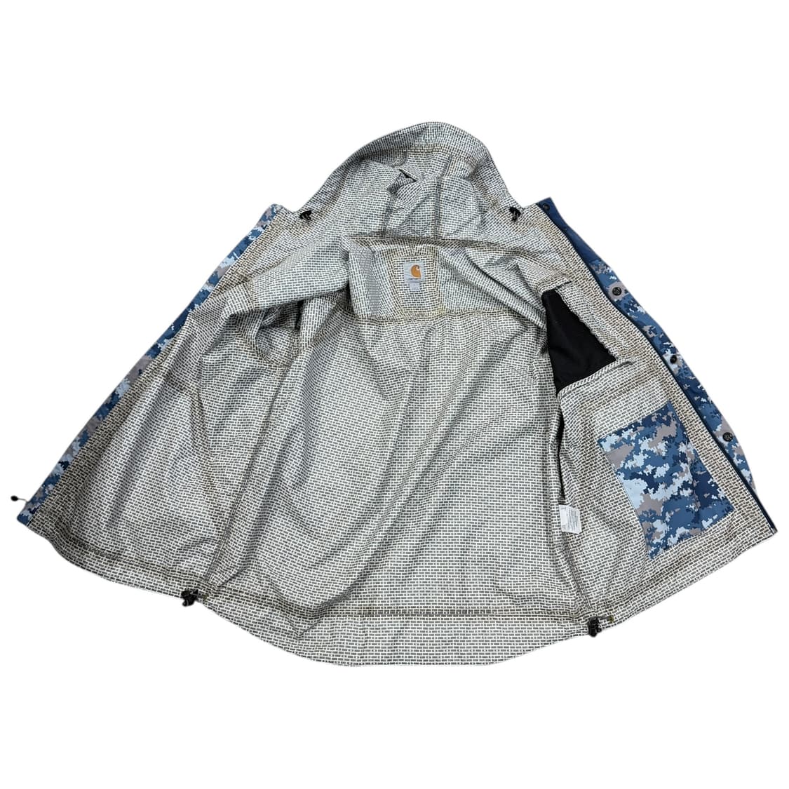 칼하트 빈티지 밀리터리 카모 스톰 윈드 브레이커 바람막이 자켓 블루 L 상품이미지2