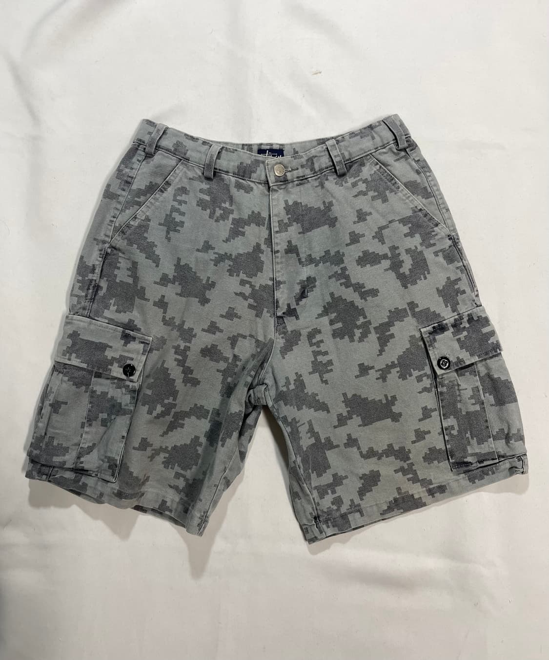 90’s USA made 올드 스투시 카모 카고 쇼츠 상품이미지2