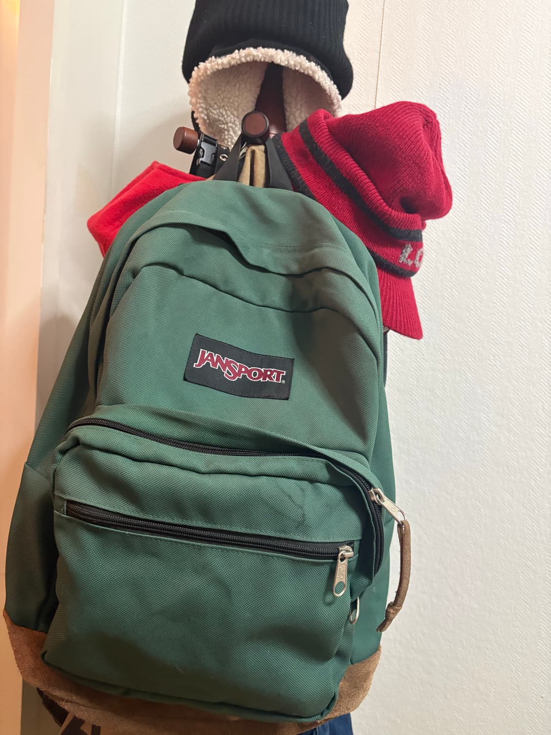 도깨비 김고은 잔스포츠 백팩 녹색 그린 상품이미지2