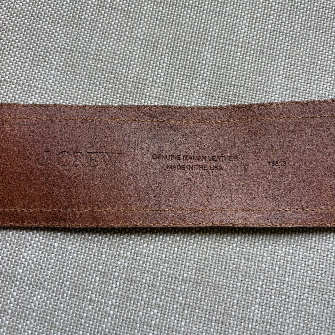 [31-32] USA J.CREW 이탈리안 레더 더블 버클 벨트 상품이미지9