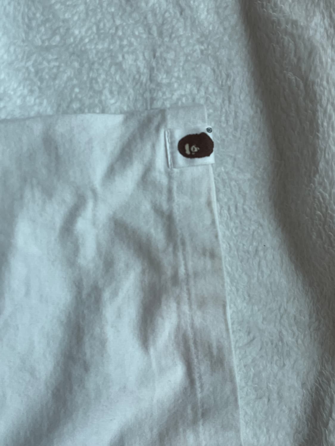 베이프 블루 카모 반팔 티셔츠 화이트 abc 상품이미지3