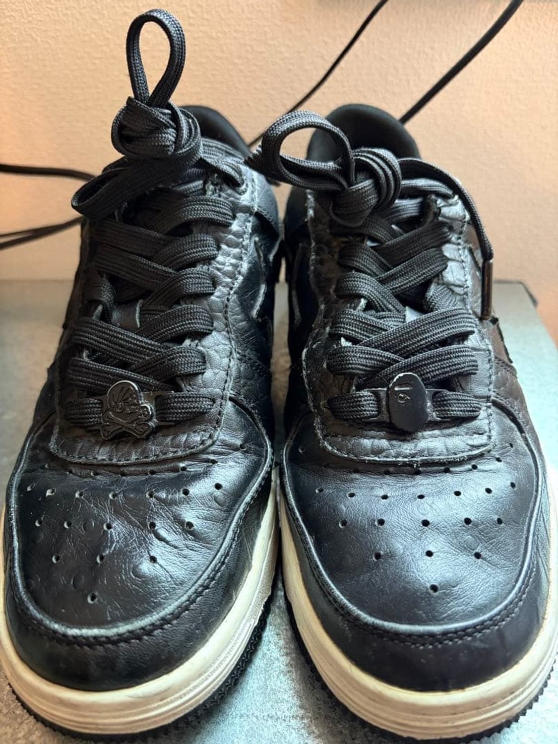 베이프 x 네이버후드 베이프 스타 로우 블랙 상품이미지2