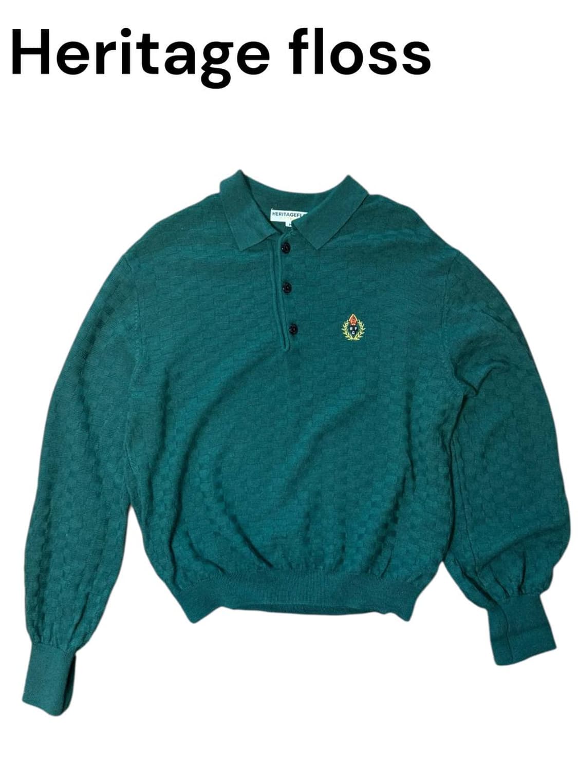 헤리티지플로스 크레스트 체크 폴로 상품이미지2