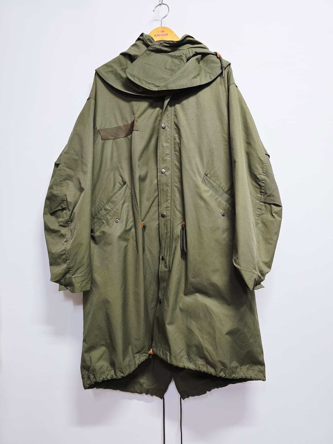 페미니크 카키색 후드 야상 점퍼 상품이미지1