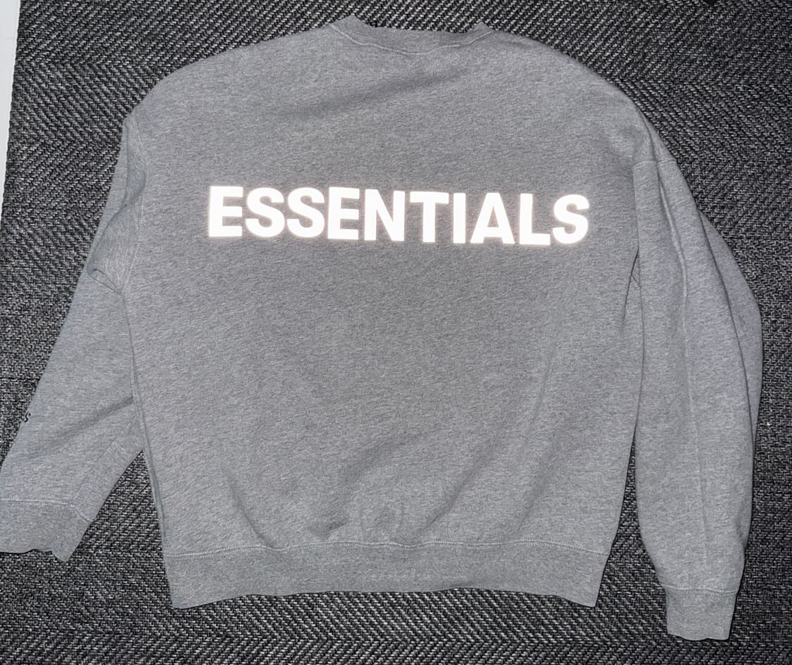 19ss 피오갓 에센셜 리플렉티브 맨투맨 M사이즈 상품이미지2