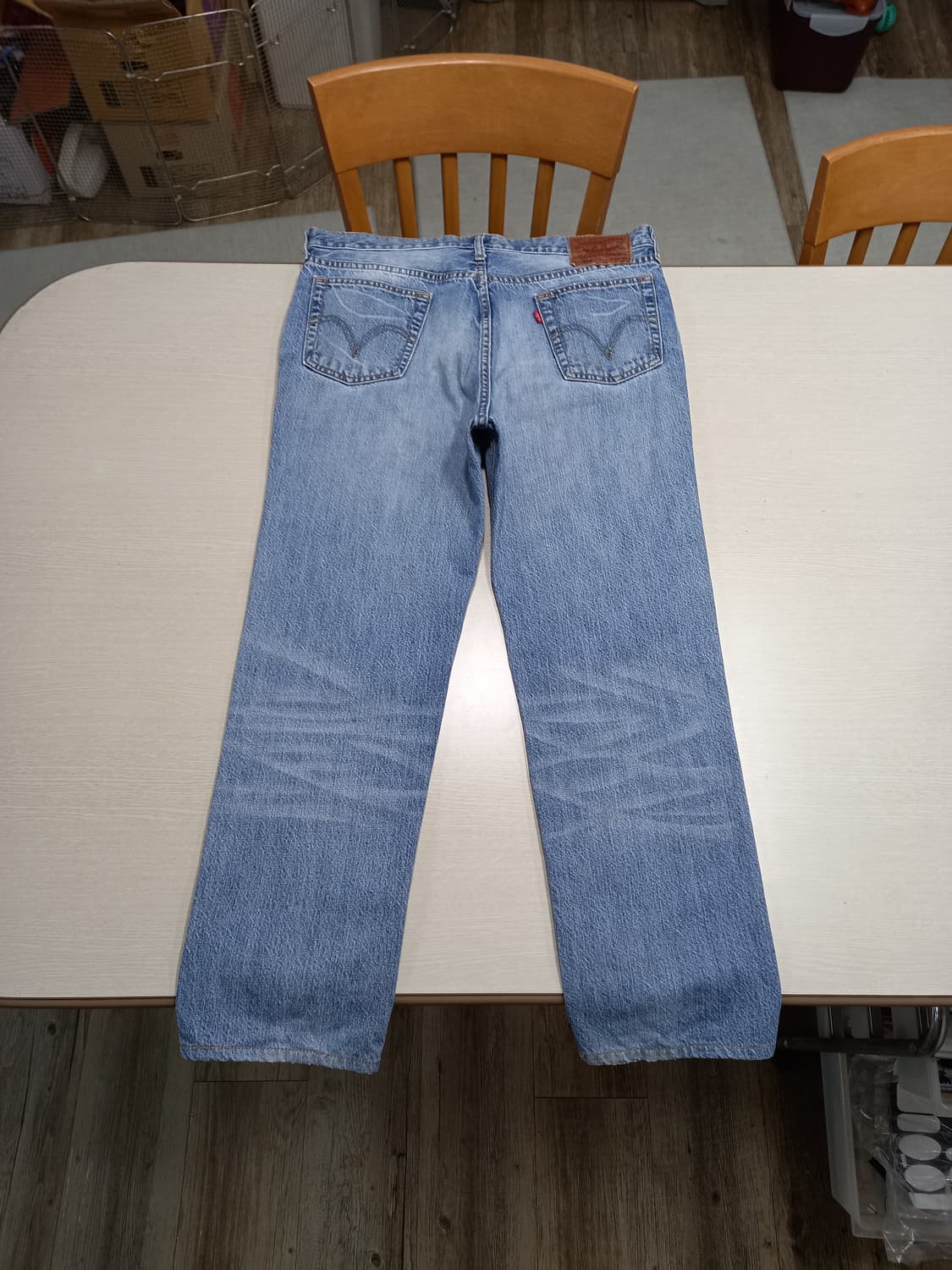 36 리바이스620 워싱 슬림일자진 연청 36-428 상품이미지2