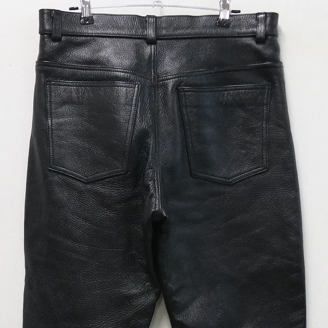 OCTLAW 블랙 소가죽 팬츠 61307 상품이미지4