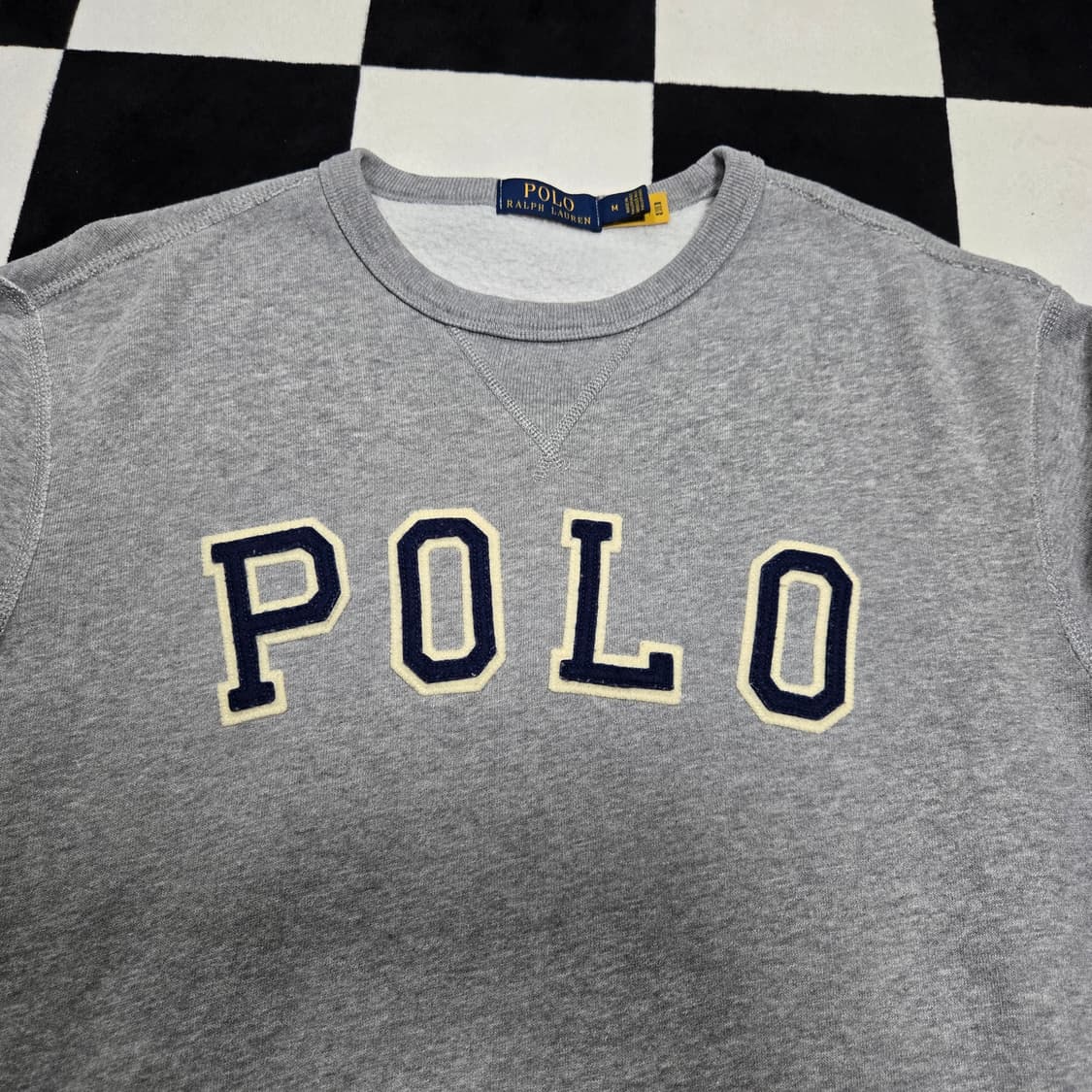 M 폴로랄프로렌 아치 스펠아웃 스웻셔츠 그레이 상품이미지2