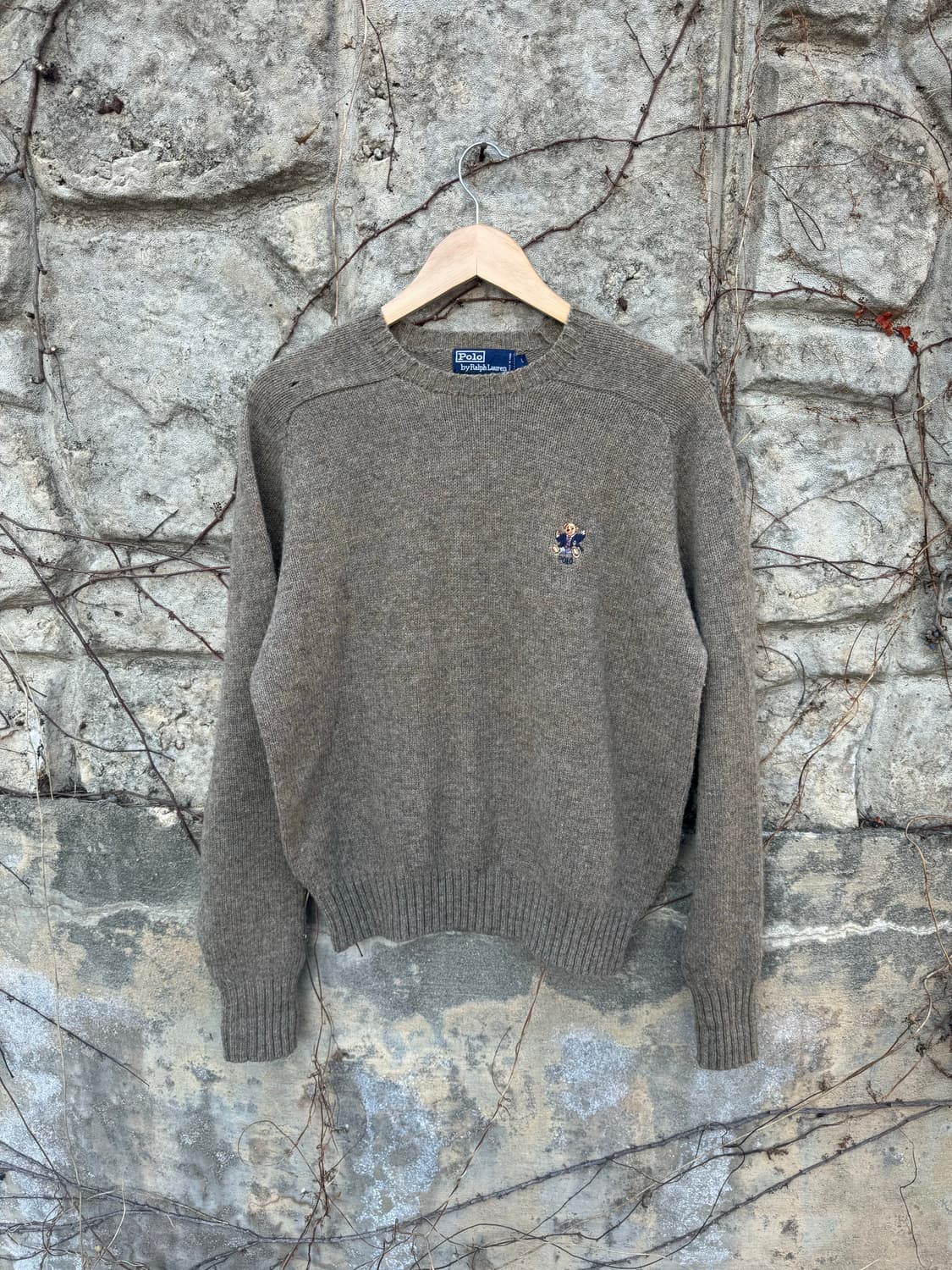 90s 폴로 랄프로렌 빈티지 울 베어 니트 L 상품이미지1