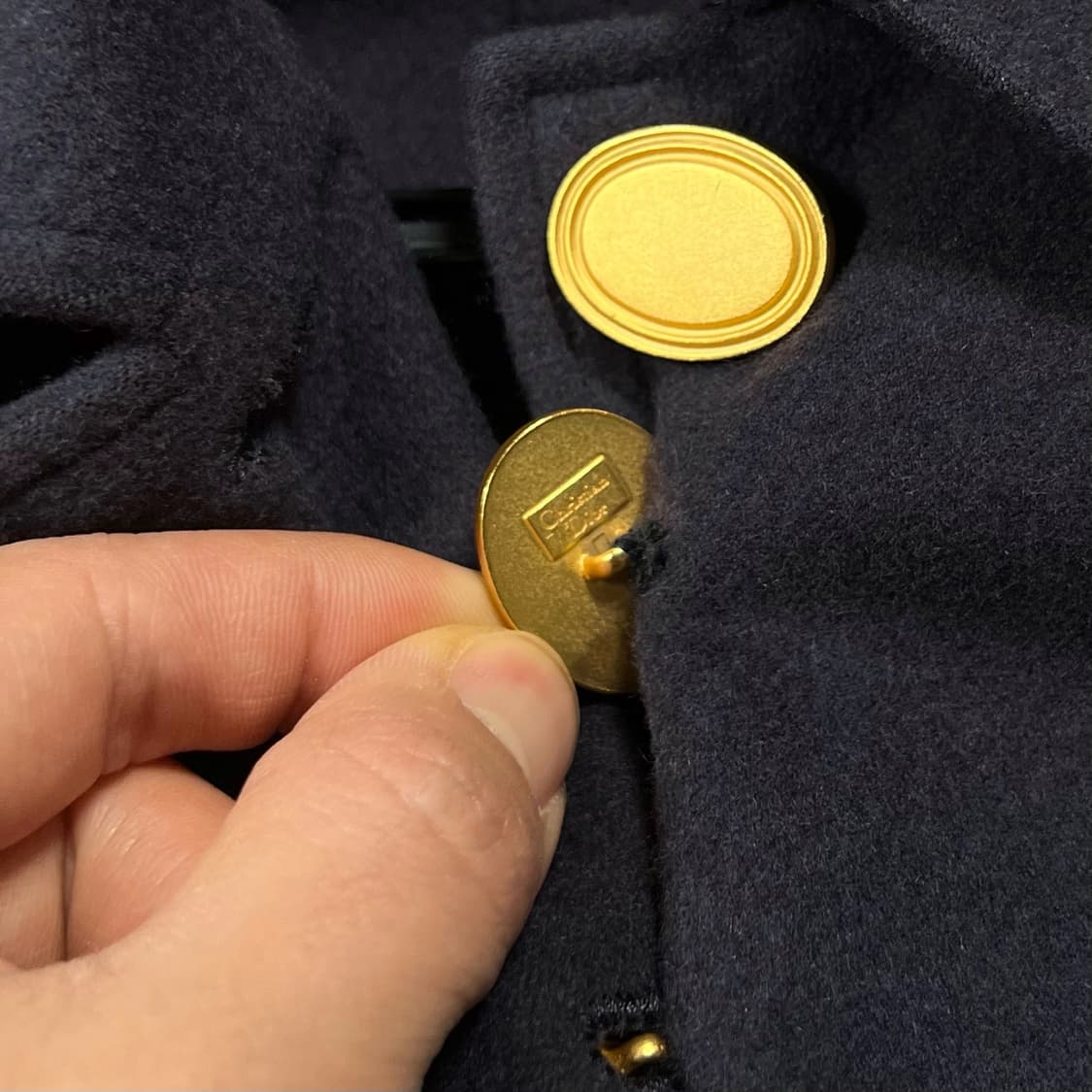 90's 디올 금장 울 자켓 상품이미지3