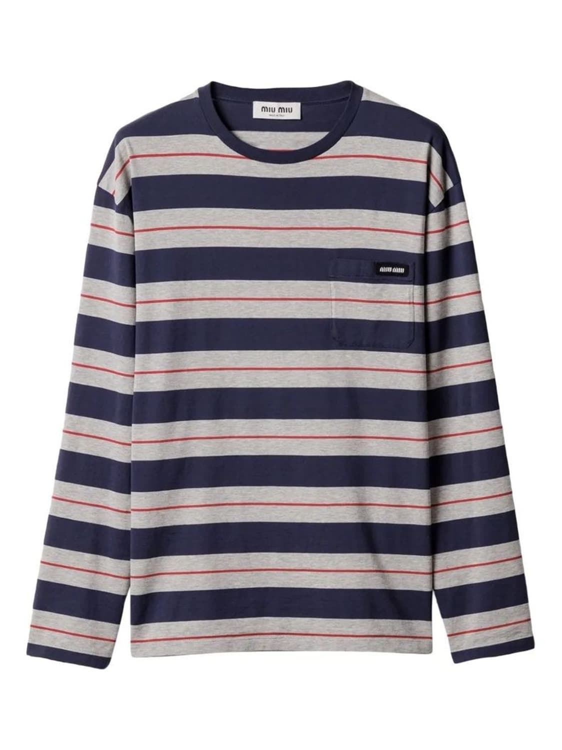 미우미우 스트라이프 코튼 롱슬리브 상품이미지3