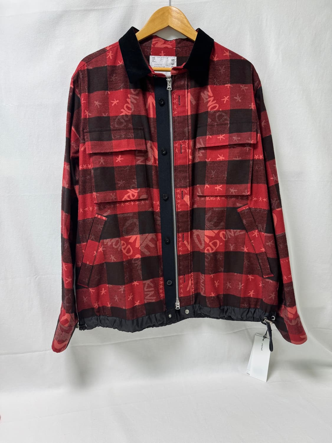 사카이 에릭 헤이즈 체크 블루종 자켓 상품이미지3