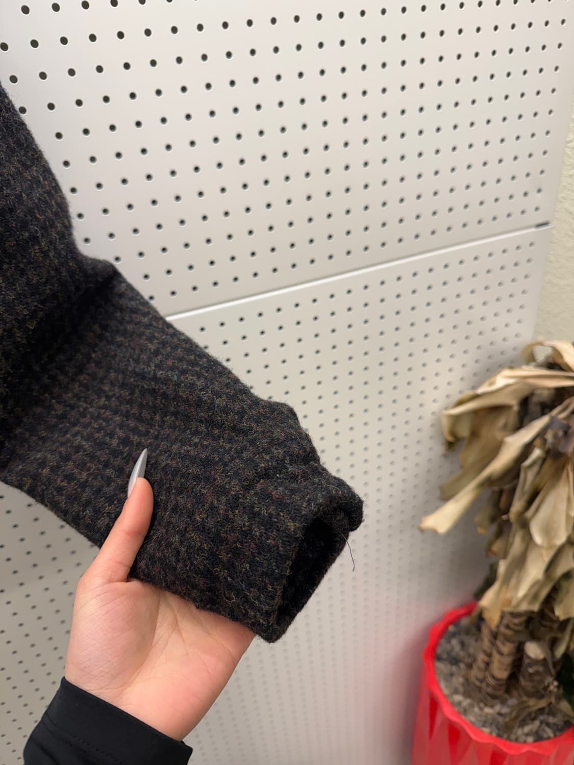 아크네 x 해리스트위드 트위드 크롭 자켓 U680 상품이미지3