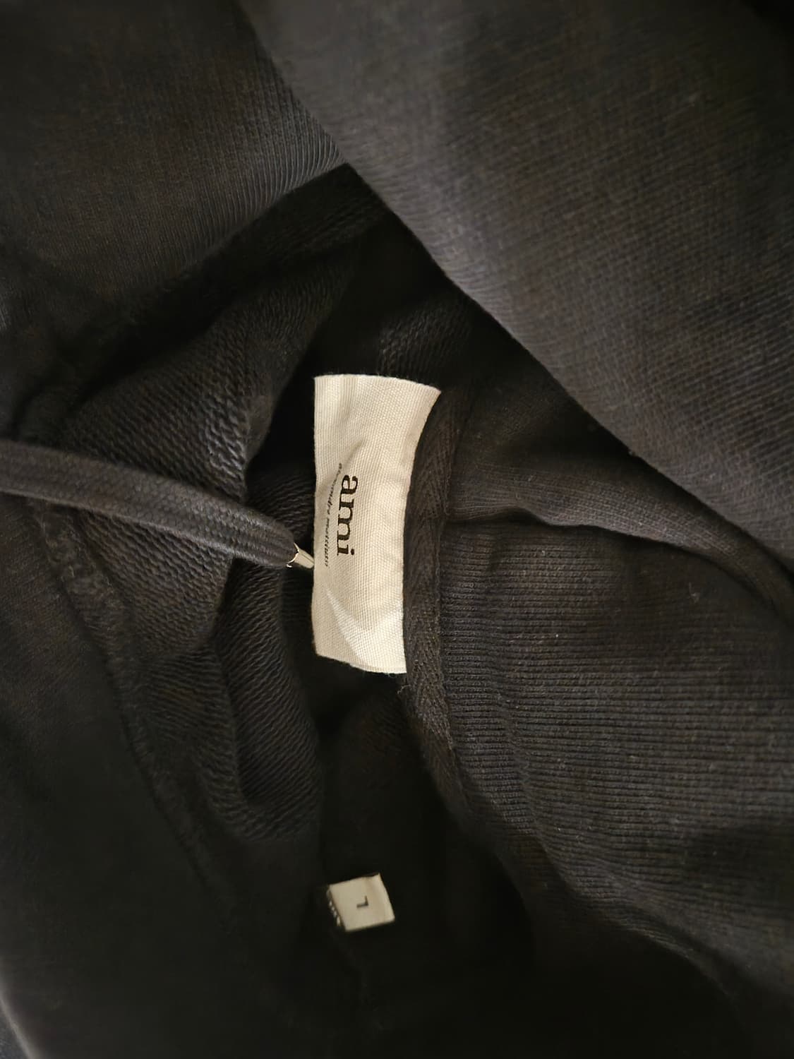 아미 ami 톤온톤 후드 블랙 L 사이즈 상품이미지2