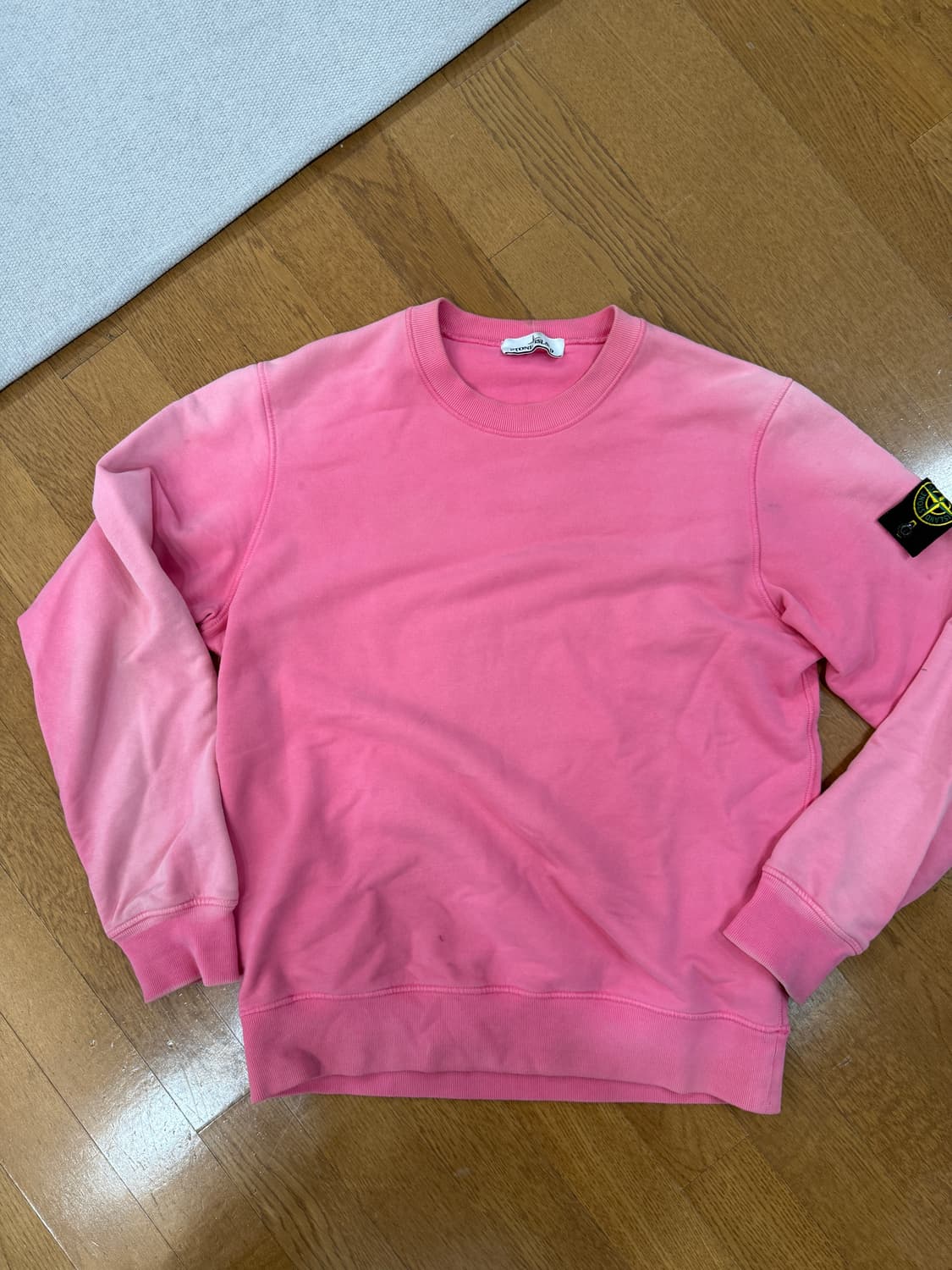 스톤 아일랜드 크루넥 스웨트셔츠 시클라멘 - 20FW 상품이미지4