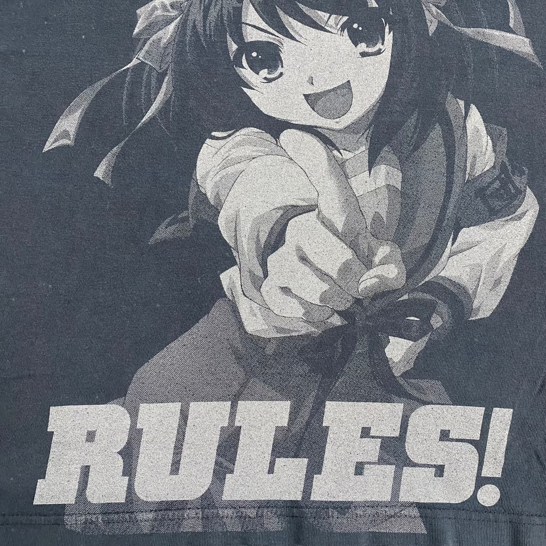 코스파 스즈미야 하루히 00s 빈티지 애니메이션 티셔츠 상품이미지5