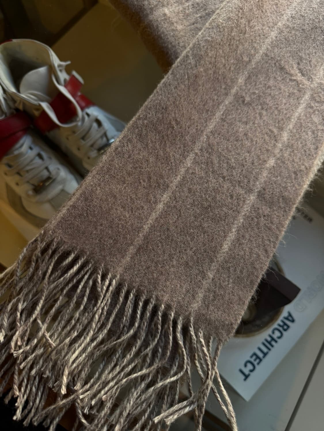 켄트앤커웬 프렌치 메이드 카멜헤어 머플러 상품이미지10