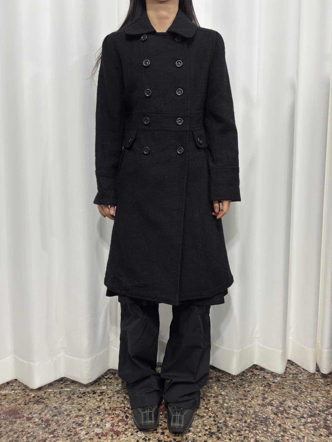 anyfarm button lovely wool coat 상품이미지2