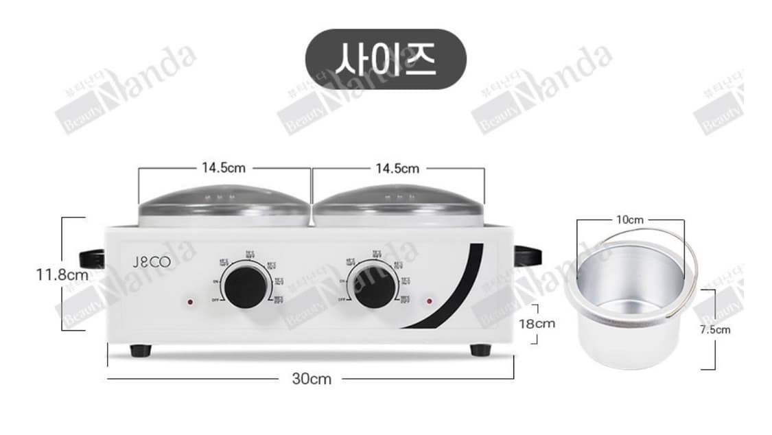 제이앤코 왁싱기 2구 상품이미지4