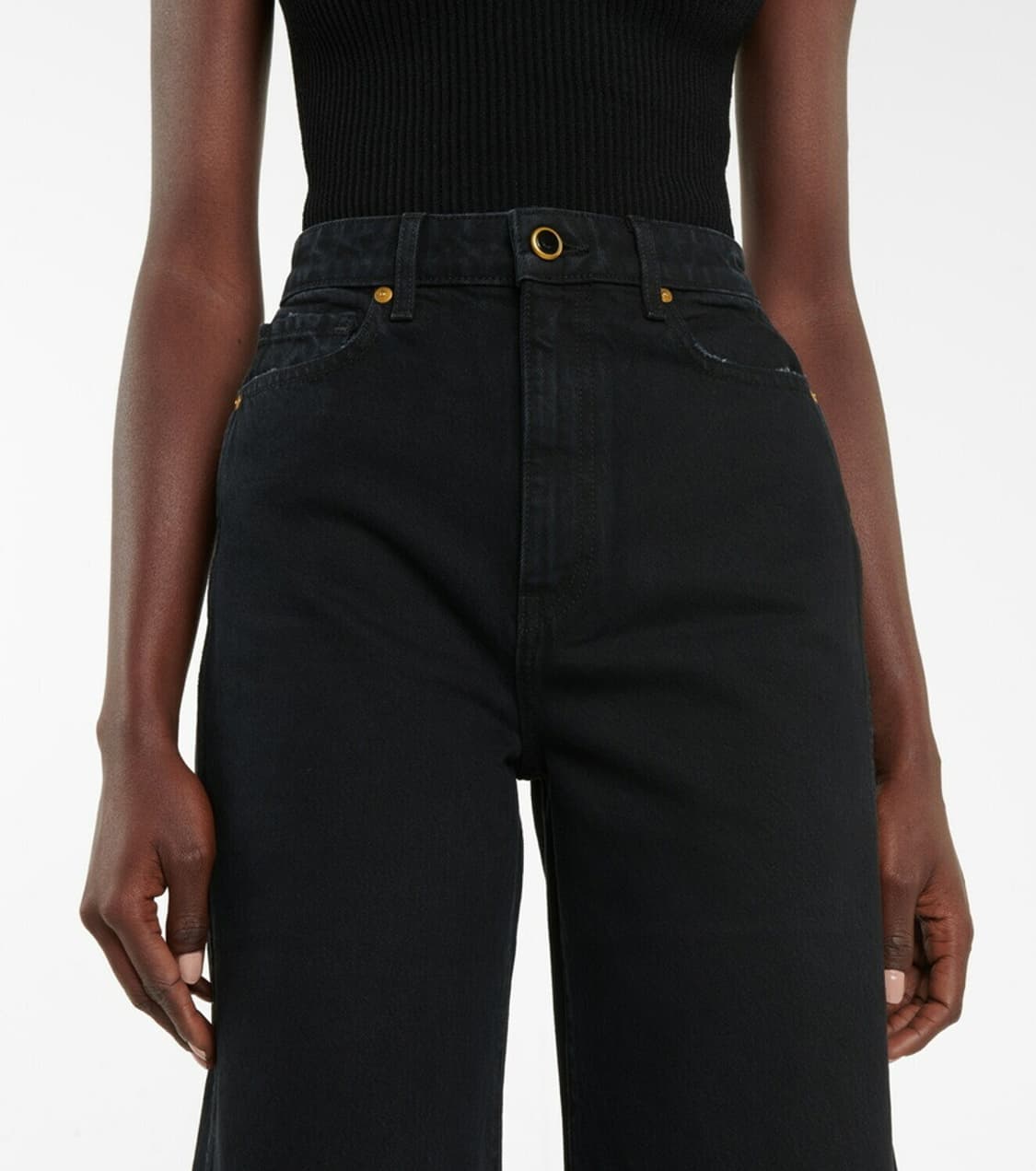 KHAITE Ella 블랙 와이드 데님 25 상품이미지1