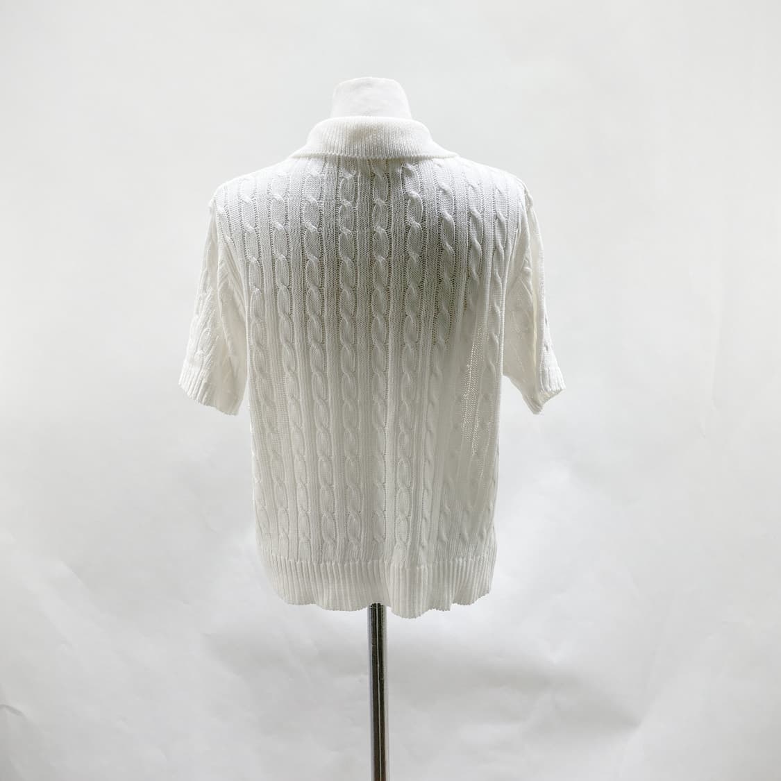 JENNY EYELET 여성 카라 반팔니트 66 상품이미지3