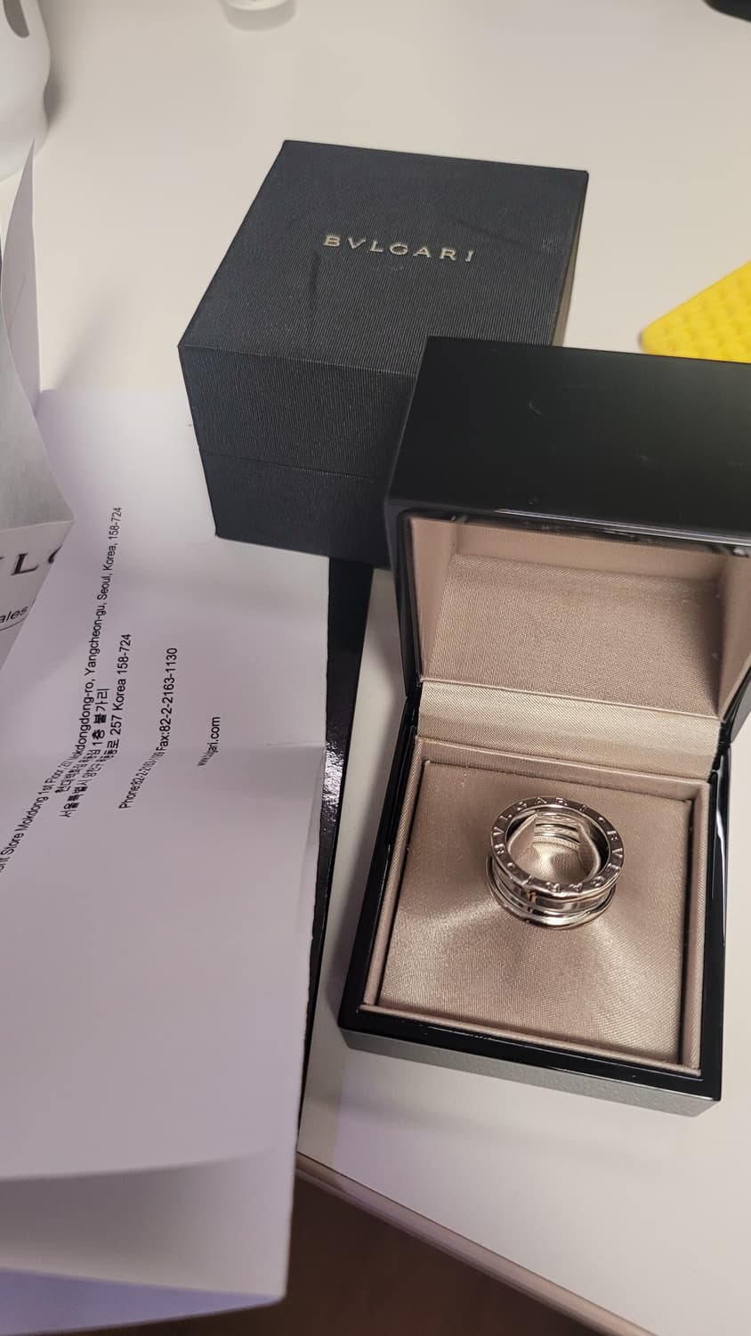 불가리 3밴드 화이트 50호 상품이미지2