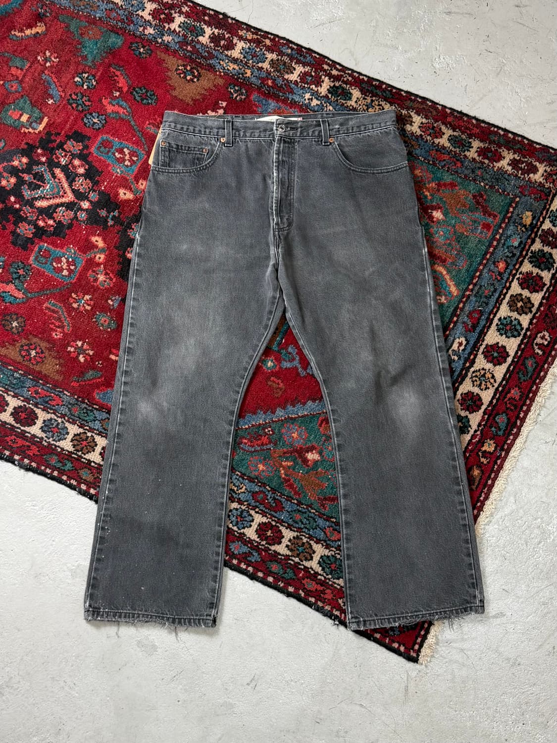 00's 빈티지 리바이스 517 블랙 부츠컷 플레어진 상품이미지2