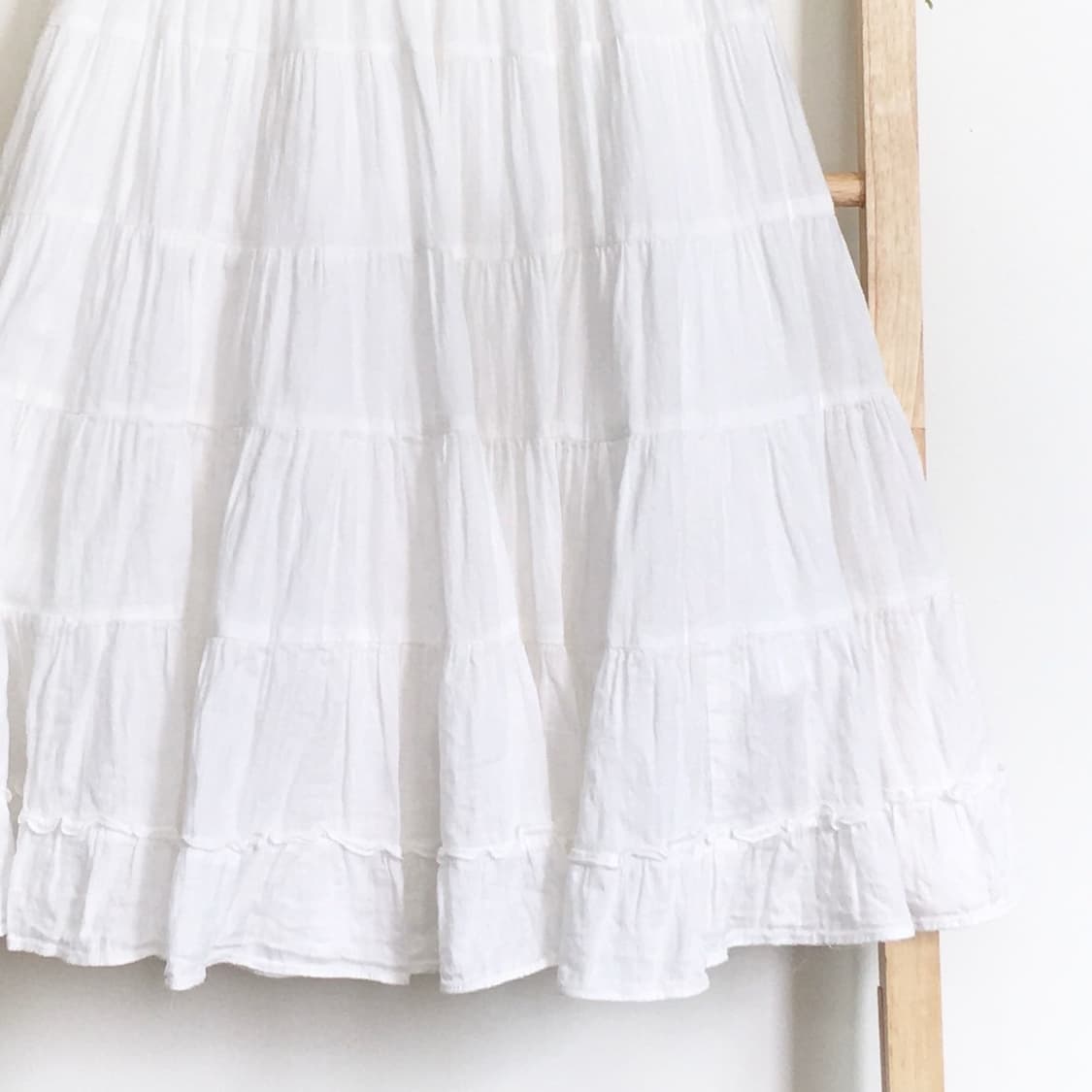 JPN/ 모리걸캉캉스커트 모리룩치마 코지모리 화이트 캉캉 스커트  상품이미지3
