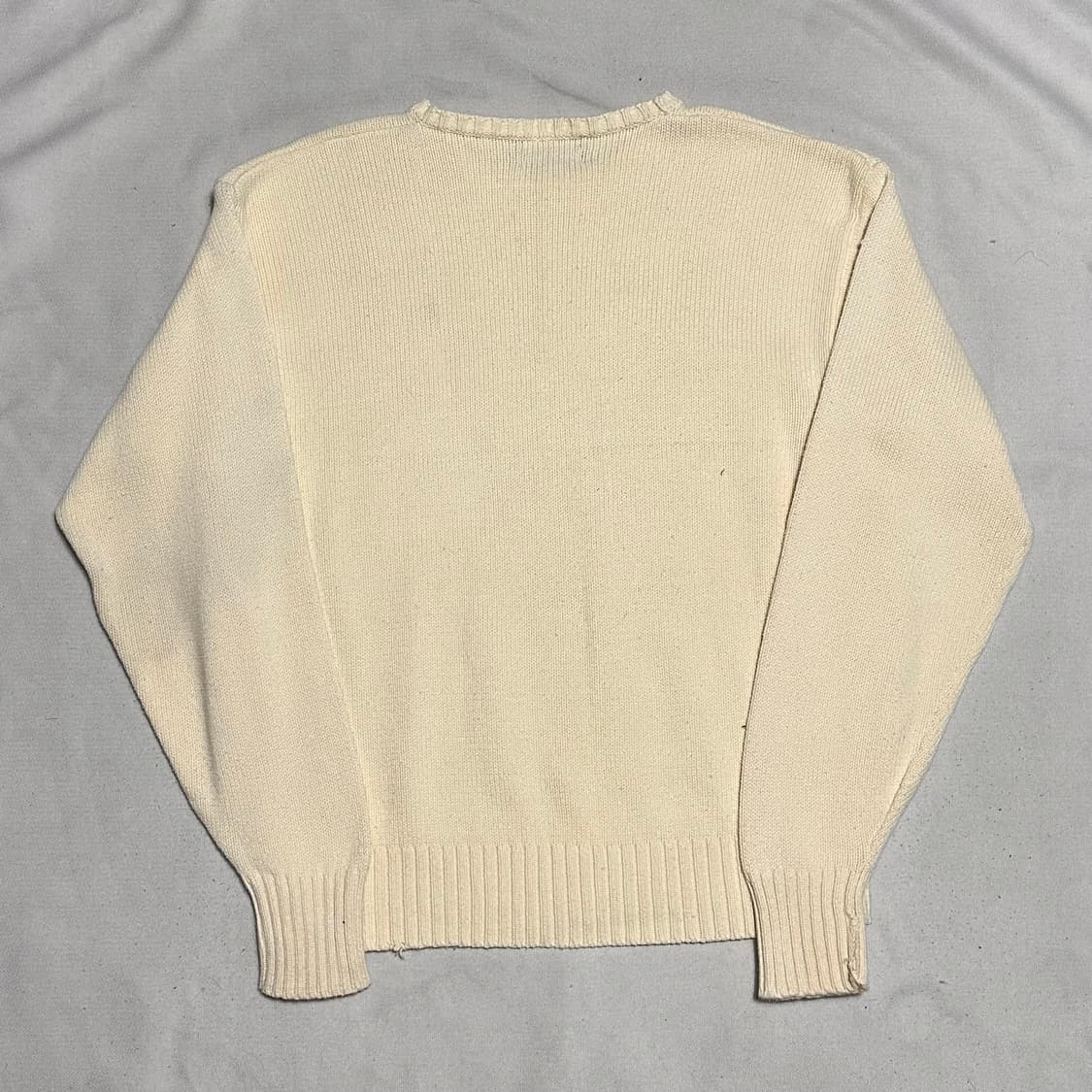XL 폴로랄프로렌 아이보리 코튼 니트 상품이미지3
