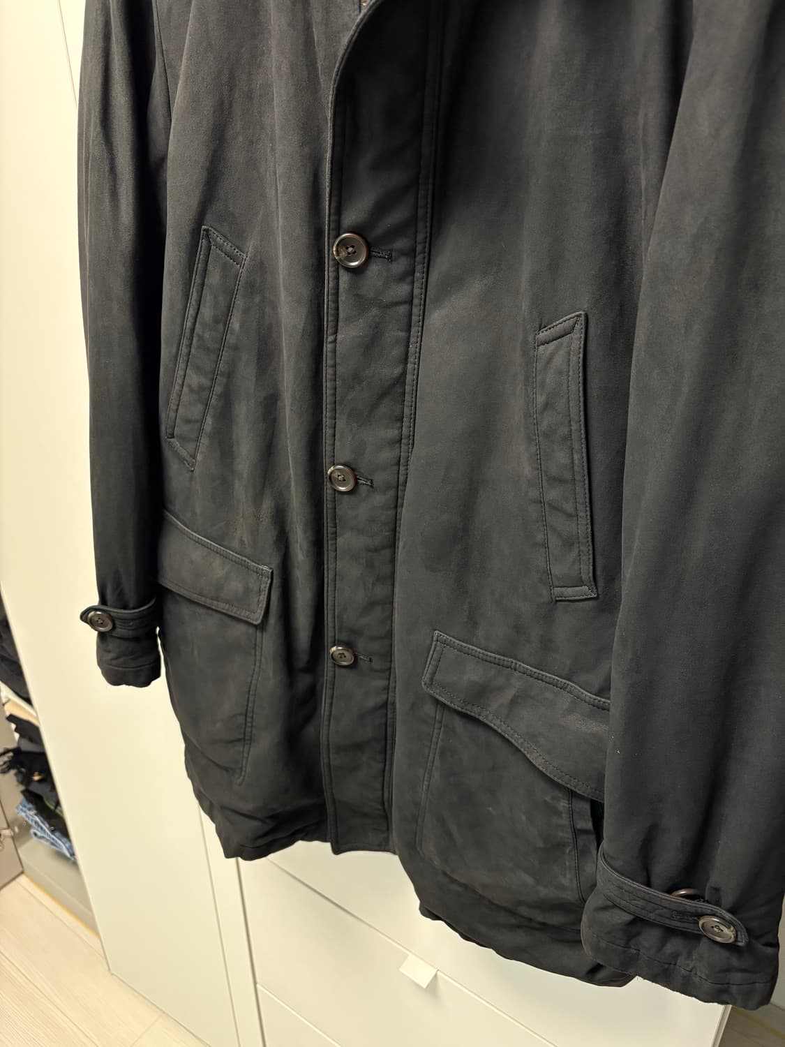 빈티지 스웨이드 헌팅 자켓 100 상품이미지3